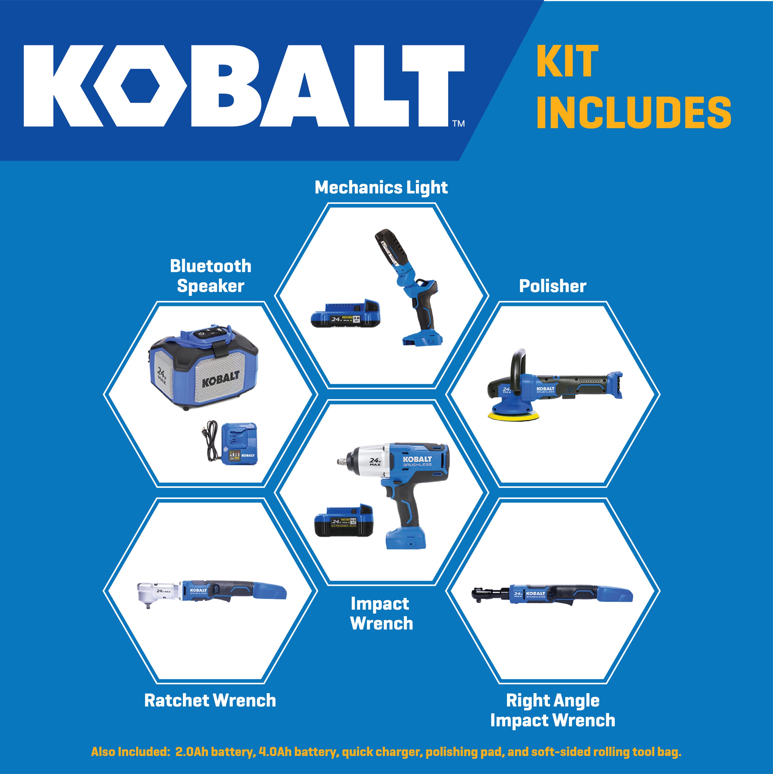 Kobalt KLC 6424A-03 Combo-Kits - View #2