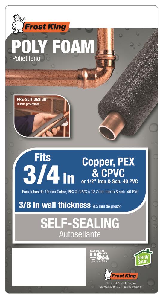 Thermwell Products SP41X Fiberglass Pipe Insulation Kit, 3-Inch x 25-Foot
