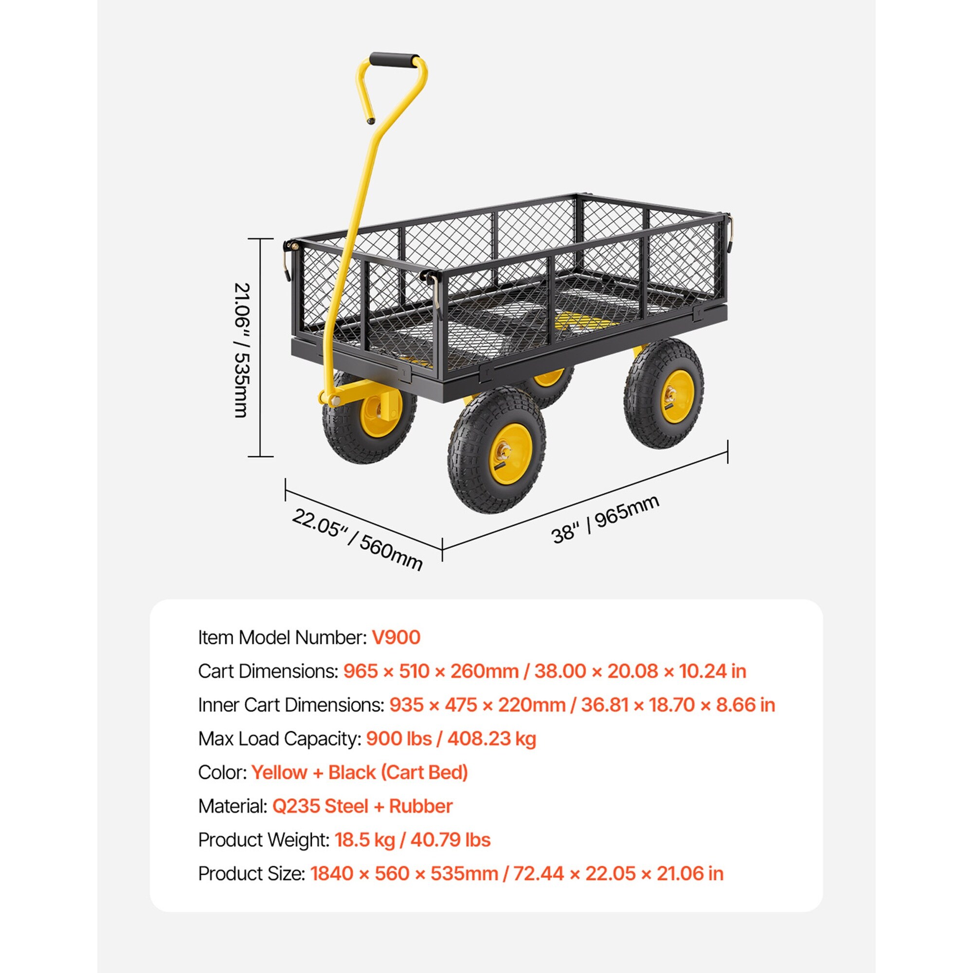 HyperDrop Cart B-1H6C1O9H1M5C Yard-Carts - View #2