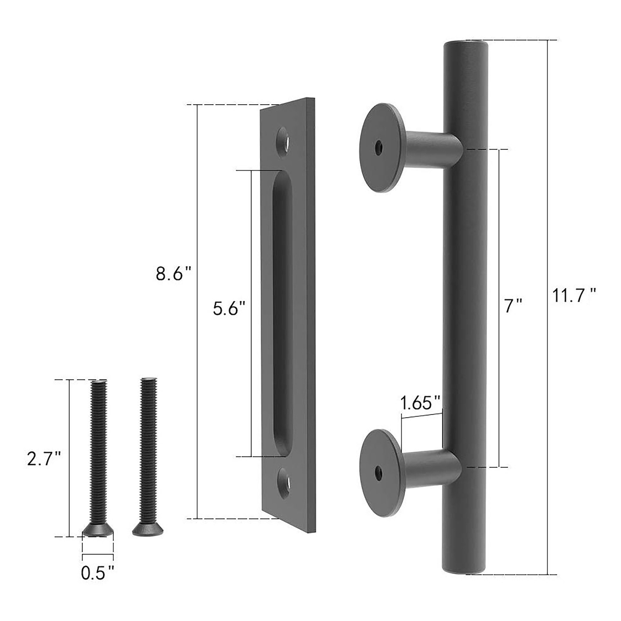 Clihome X001YCBDHX-LTC Barn-Door-Roller-Kits - View #2