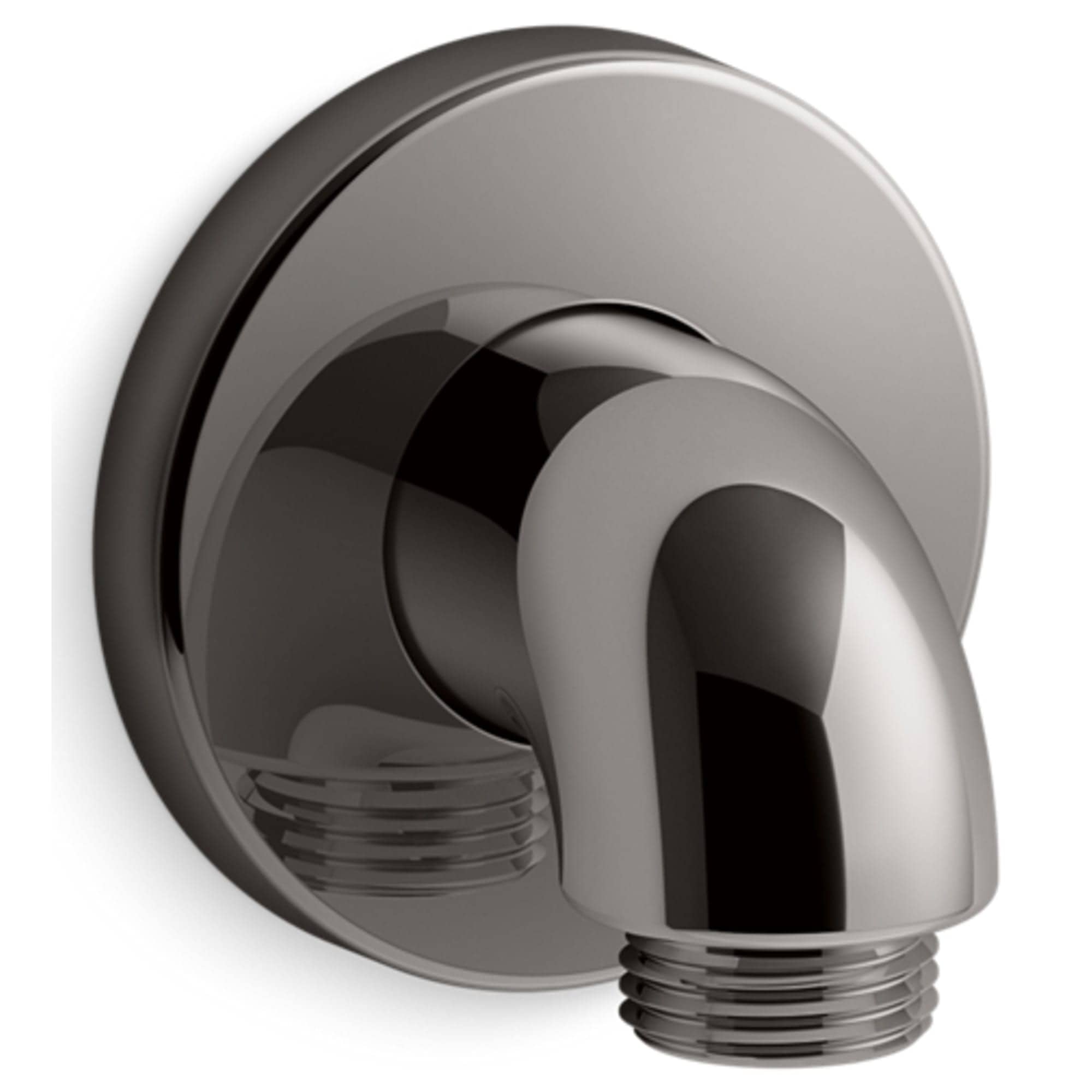 KOHLER K-22172-TT Purist Vibrant Titanium 2.5-in Universal Shower Faucet Elbow 0.5-in -ID