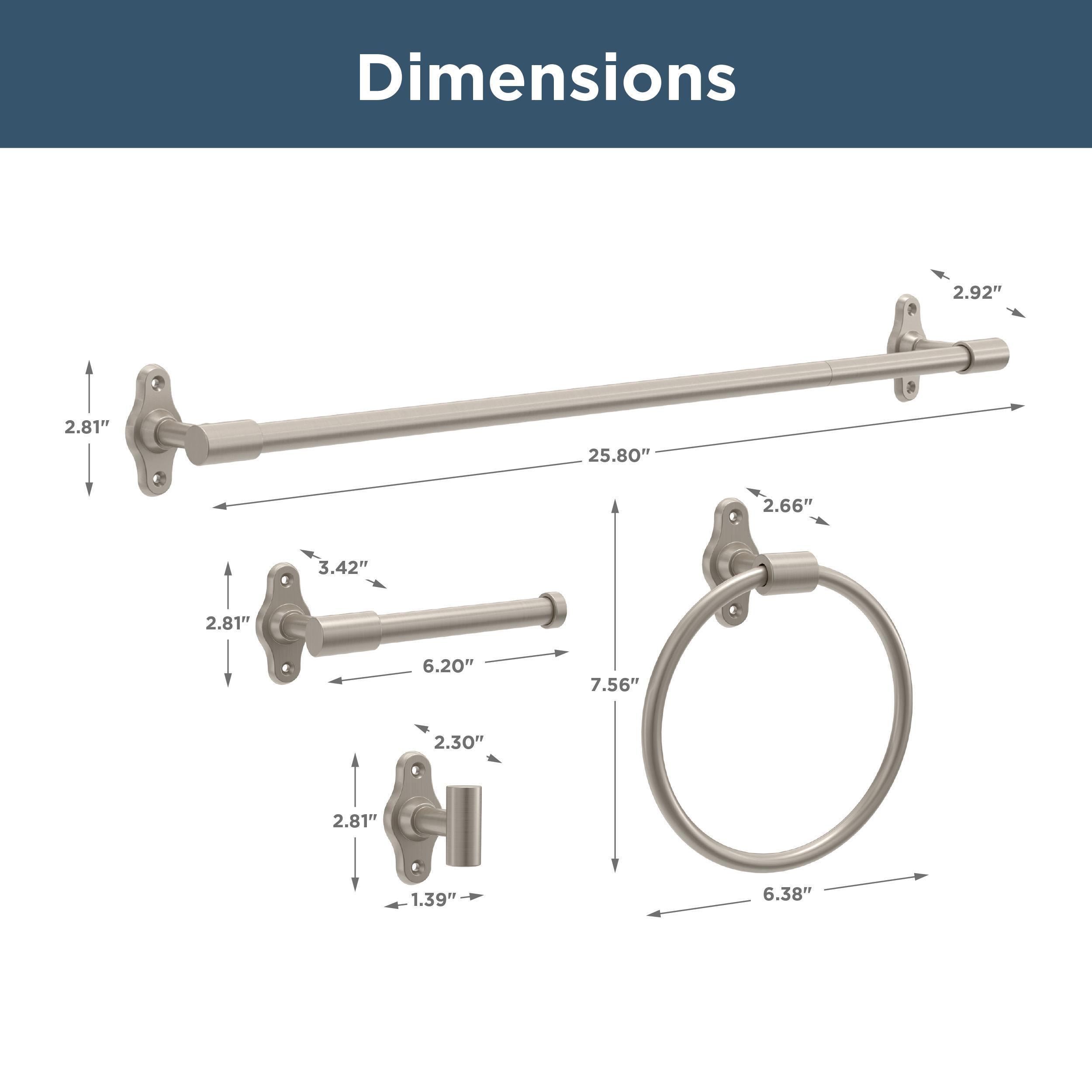 Franklin Brass CLWY64-SN Decorative-Bath-Hardware-Kits - View #6