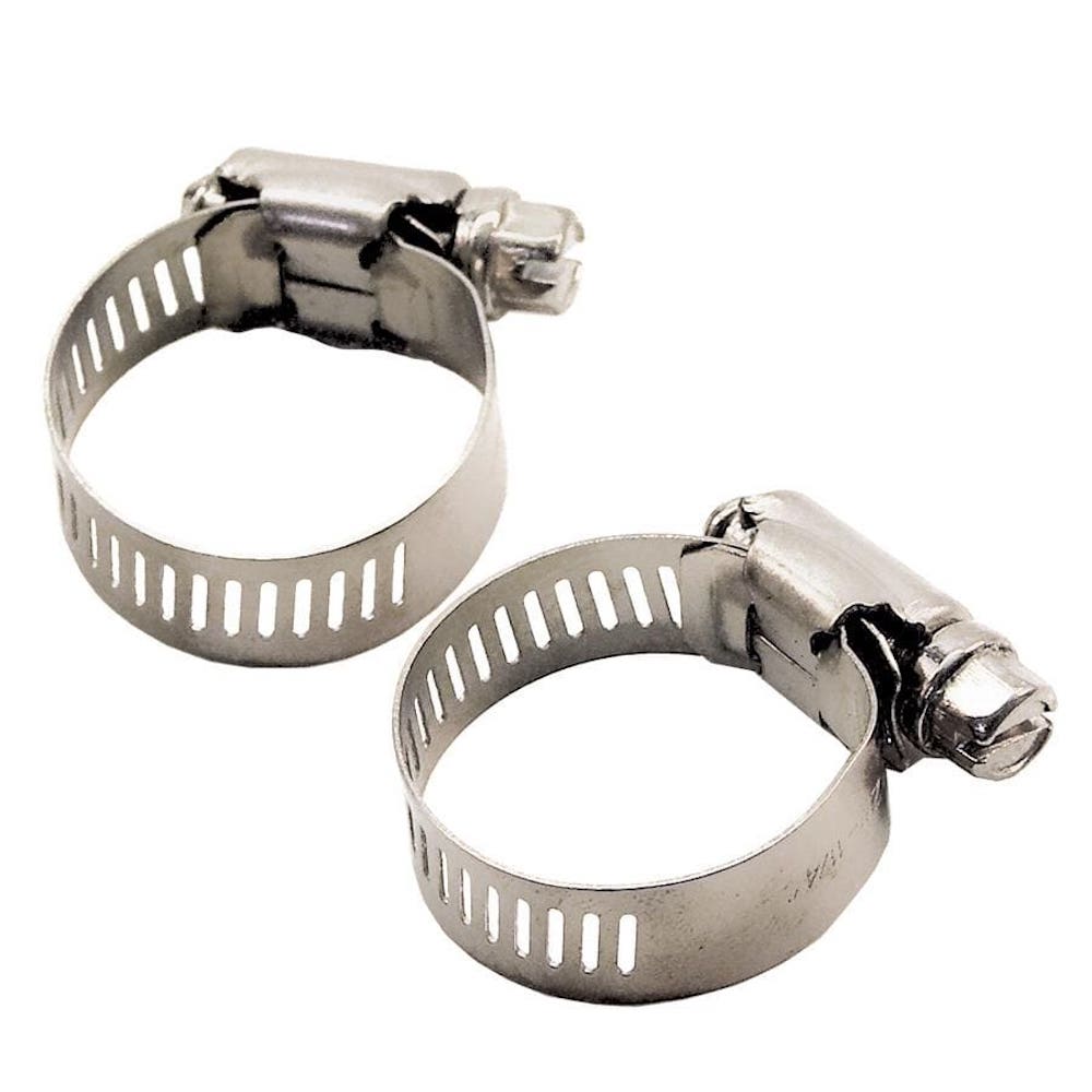 T-H Marine 1/4-in to 5/8-in dia Stainless Steel Adjustable Clamp