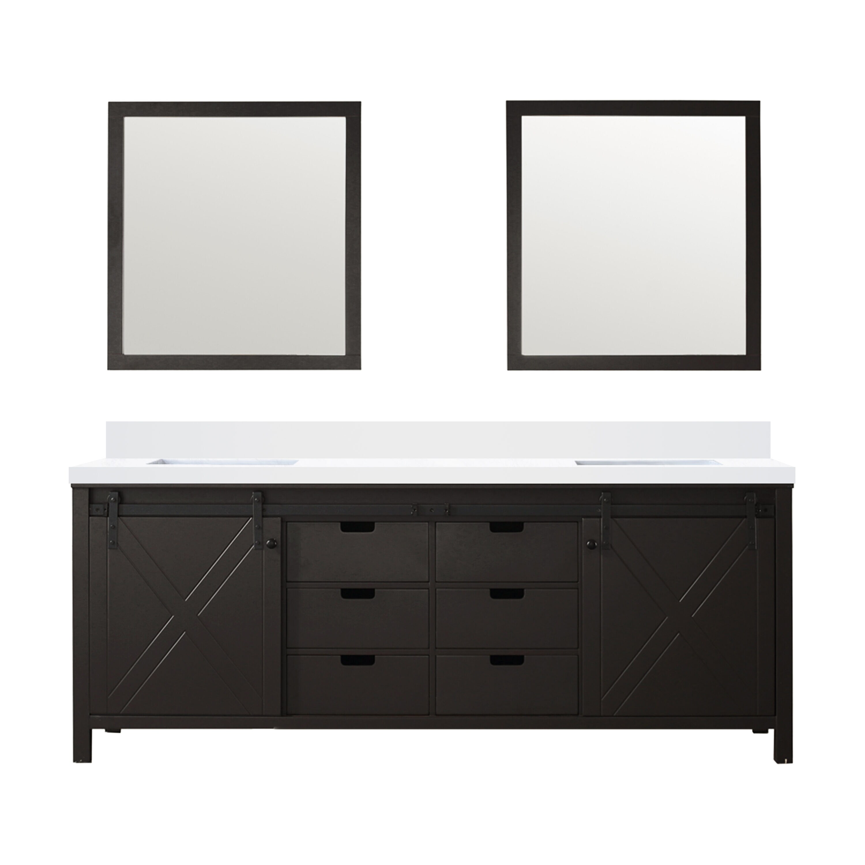 Lexora LVM84DC310 Bath-Vanity-Combo - View #2