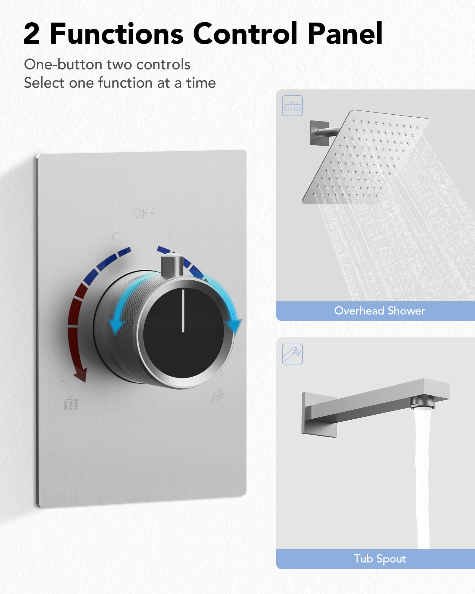 EVERSTEIN SFS-1035-NK8 Tub-Shower-Faucets - View #3