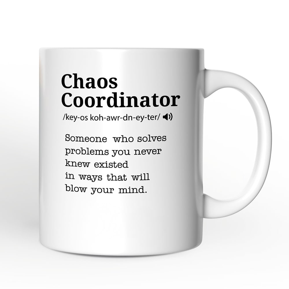 OrnamentallyYou NPCM110 Chaos Coordinator Definition Mug Funny Gift