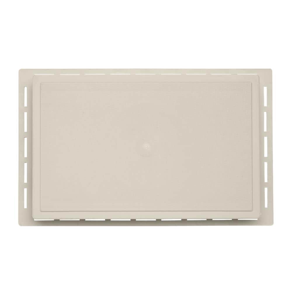 Ply Gem 243258 7.875-in x 12.625-in Almond Vinyl Universal Mounting Block