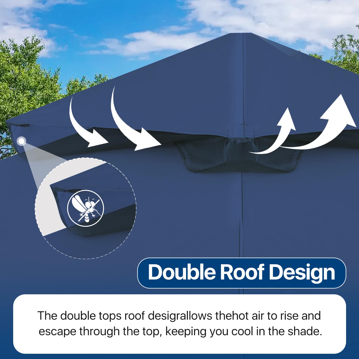 Sunmthink GBSM50U44 Wood-Resin-Gazebos - View #5