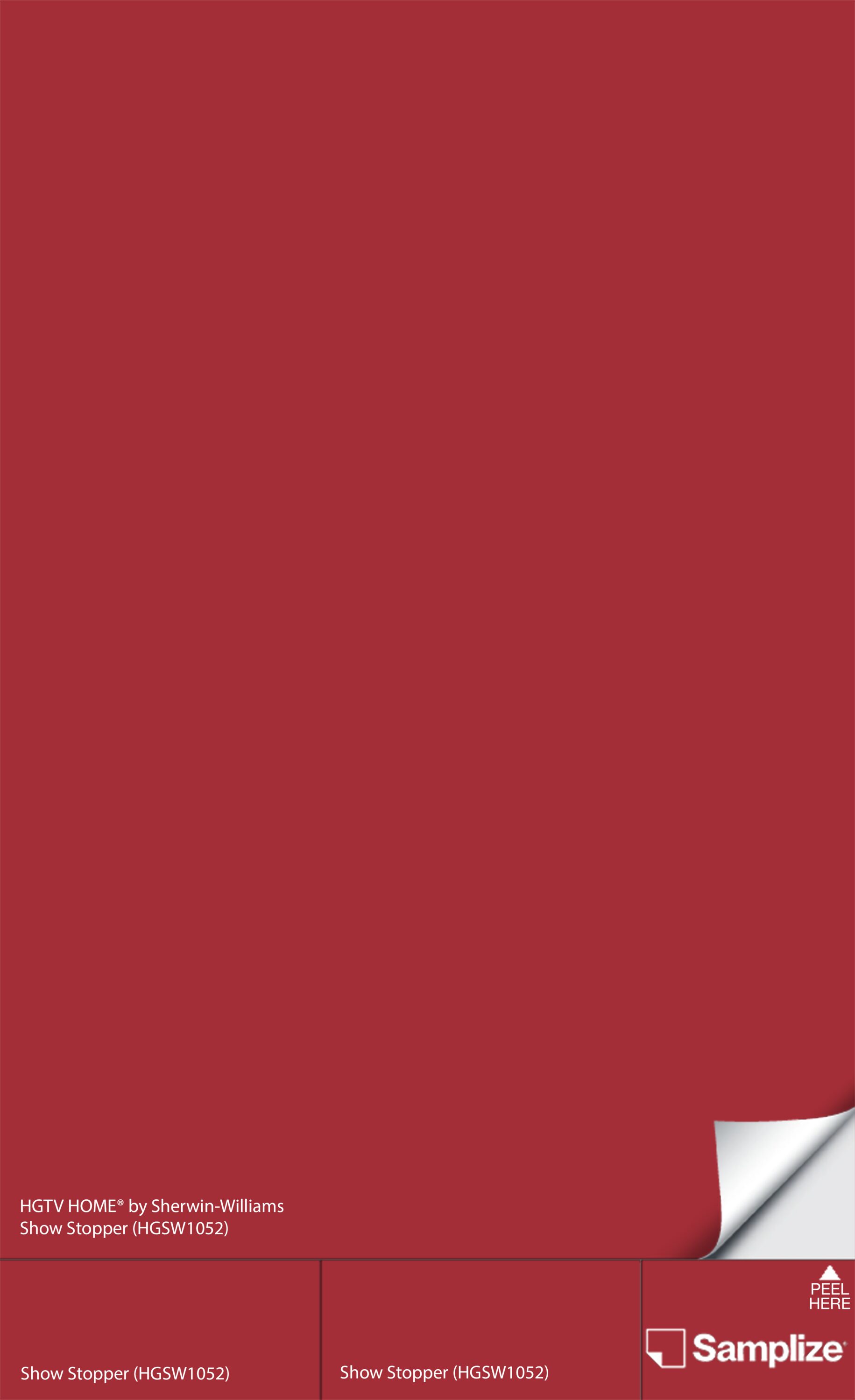 Samplize HGSW-(HGSW1052)-12 Show Stopper Hgsw1052 Peel and Stick Paint Sample (9-in x 14-3/4-in)