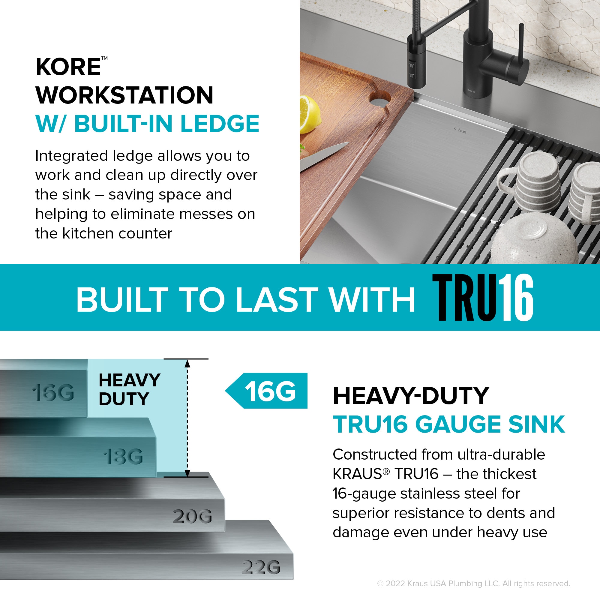 Kraus KWT330-33 Kitchen-Sinks - View #13