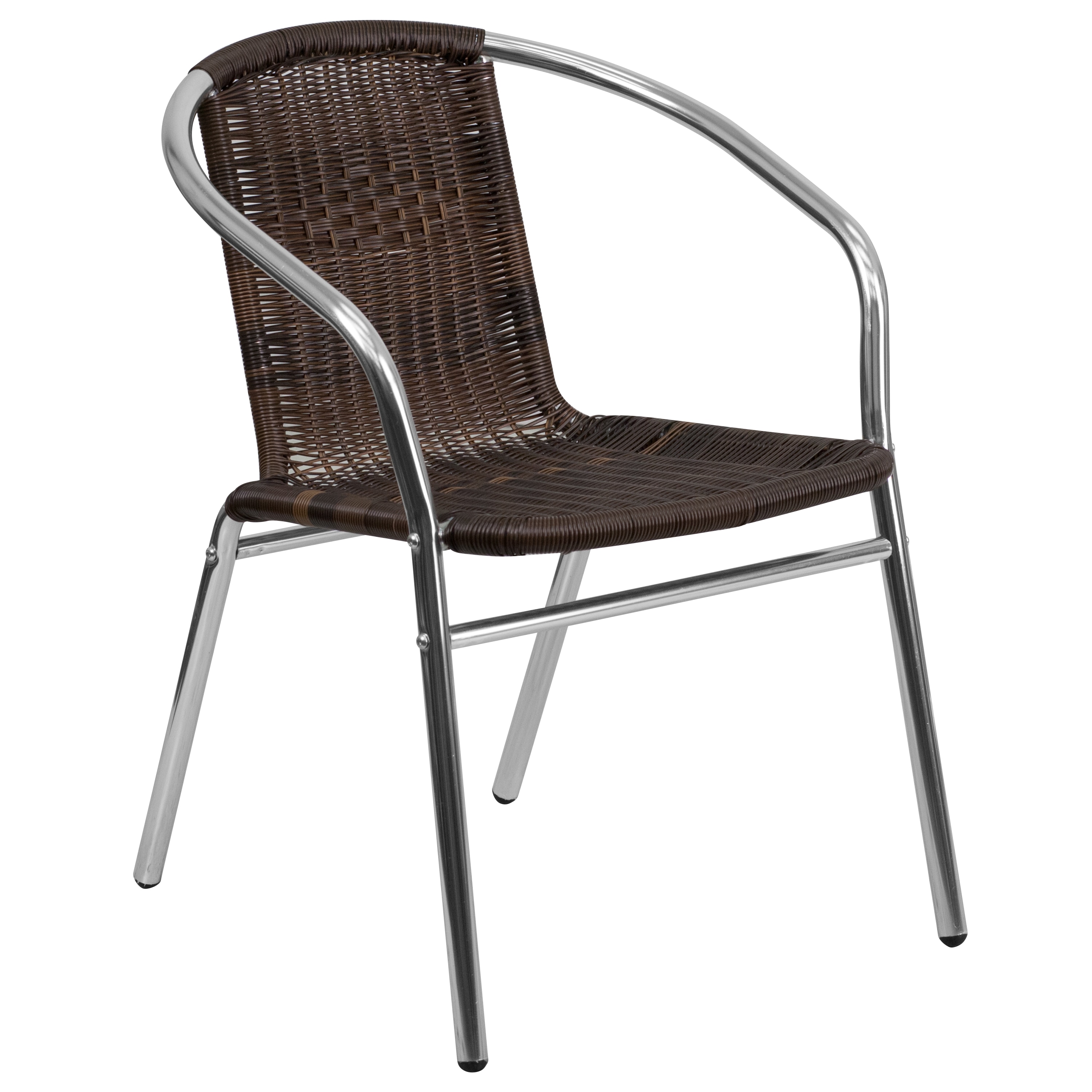 Flash Furniture 889142005537 Lila Stackable Metal Frame Dining arm chair