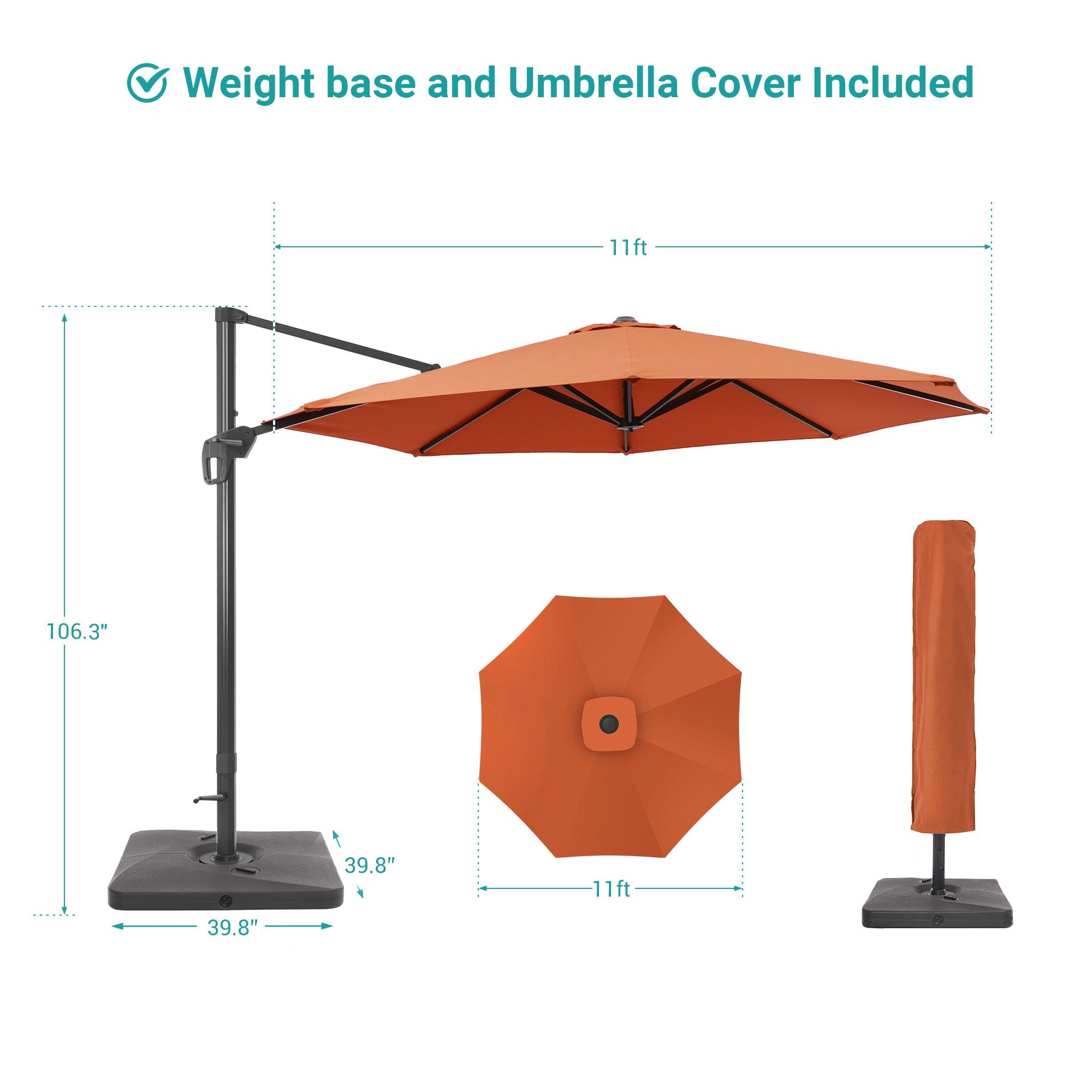 ACEGOSES LW-MCT-JC31RD Umbrellas-2 - View #3