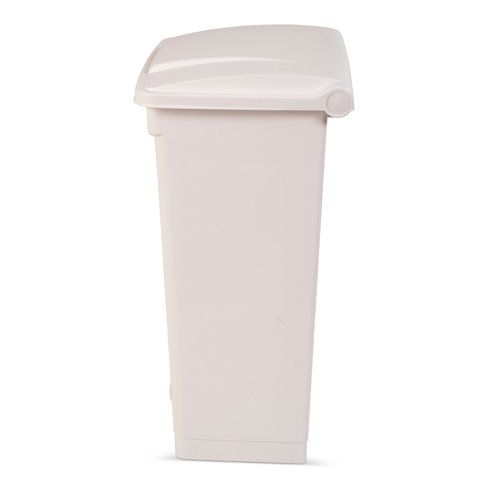 Toter 23 Gallon Step on Container Fire Retardant - White