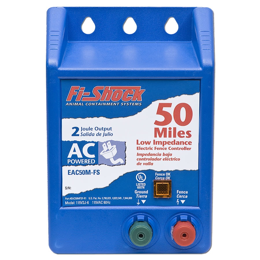 Fi-Shock 50-Mile AC Hardwired Electric Fence Charger in the Electric ...