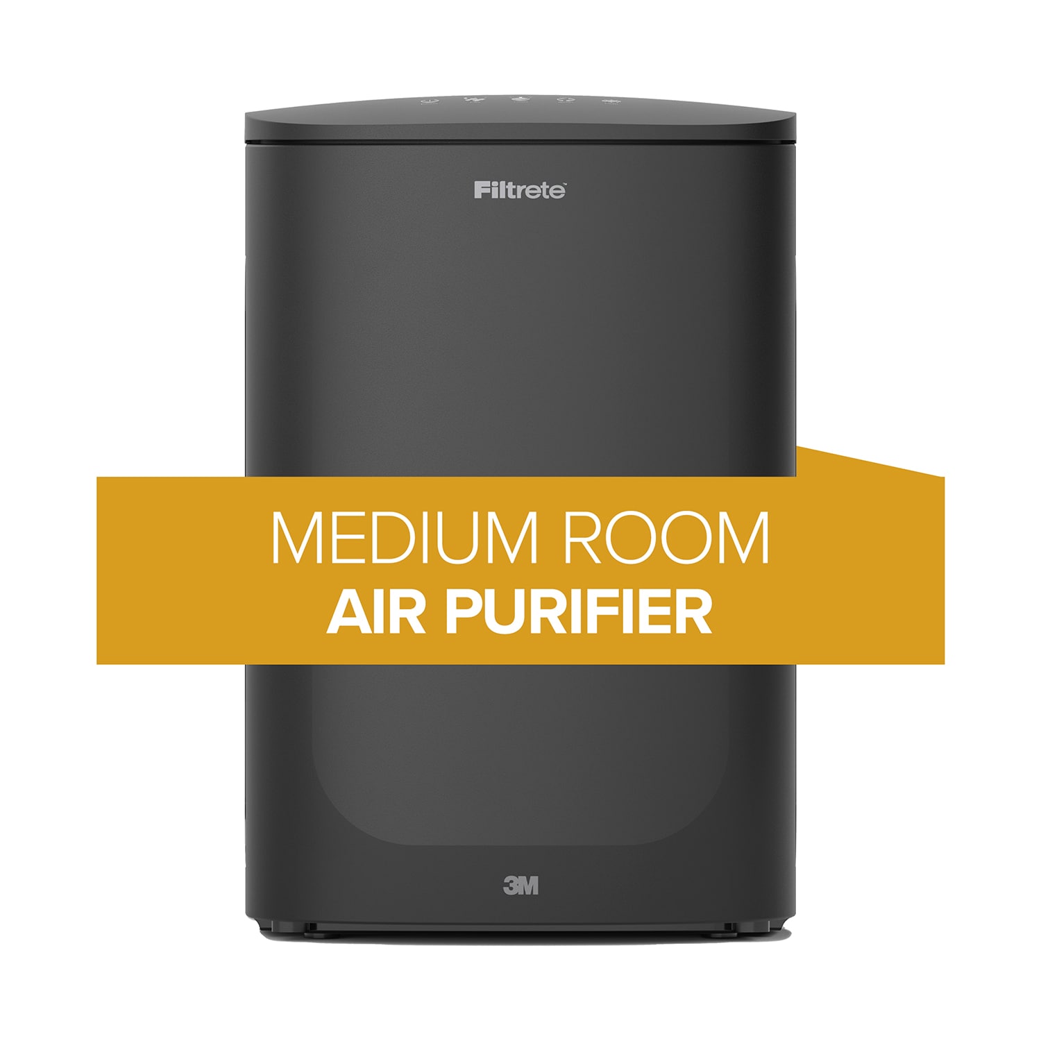 Filtrete Room Air Purifier 3 -Speed Black True HEPA Air Purifier ENERGY STAR Certified (Covers: 170-sq ft )