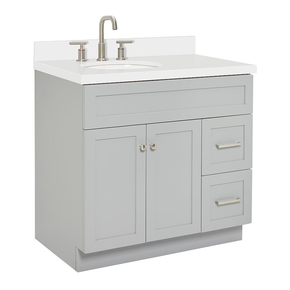 ARIEL F037SLWQOVOGRY Bath-Vanity-Combo - View #3