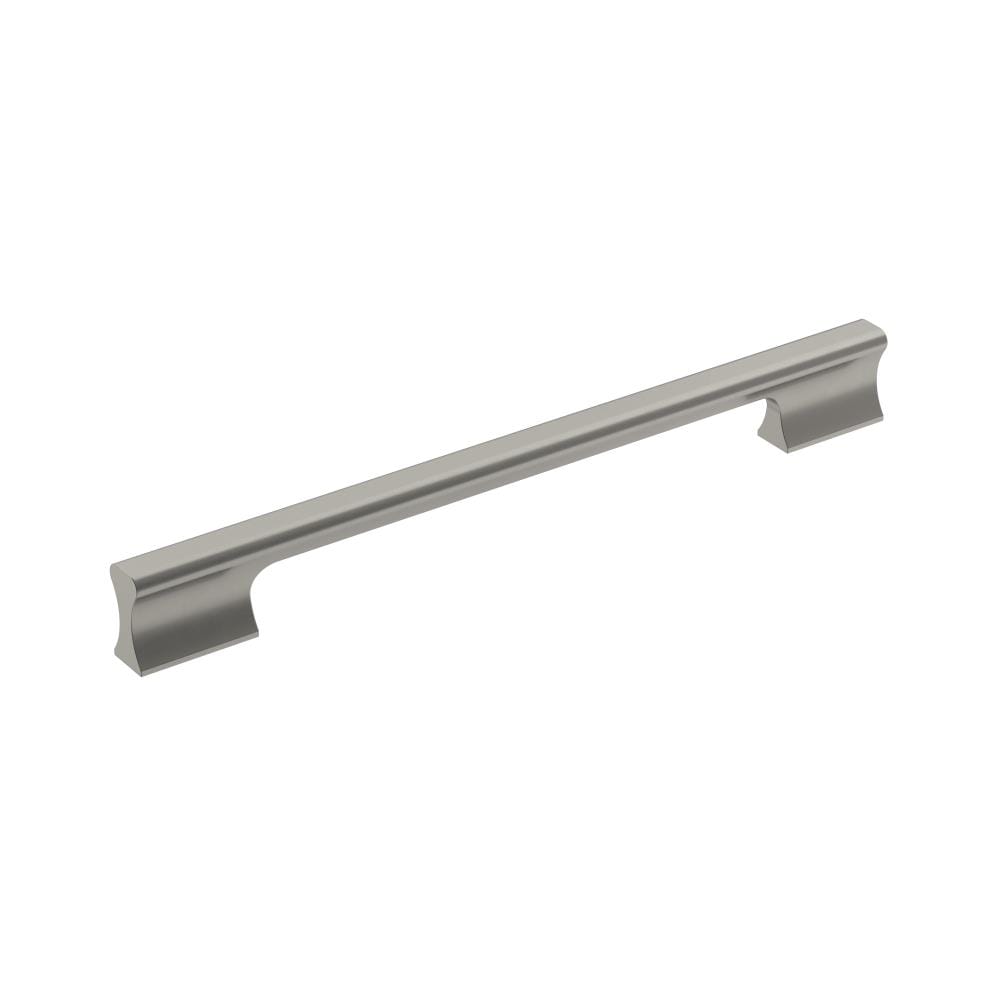 Amerock BP36840G10 Status 8-13/16-in , 224mm Center to Center Satin Nickel Rectangular Bar