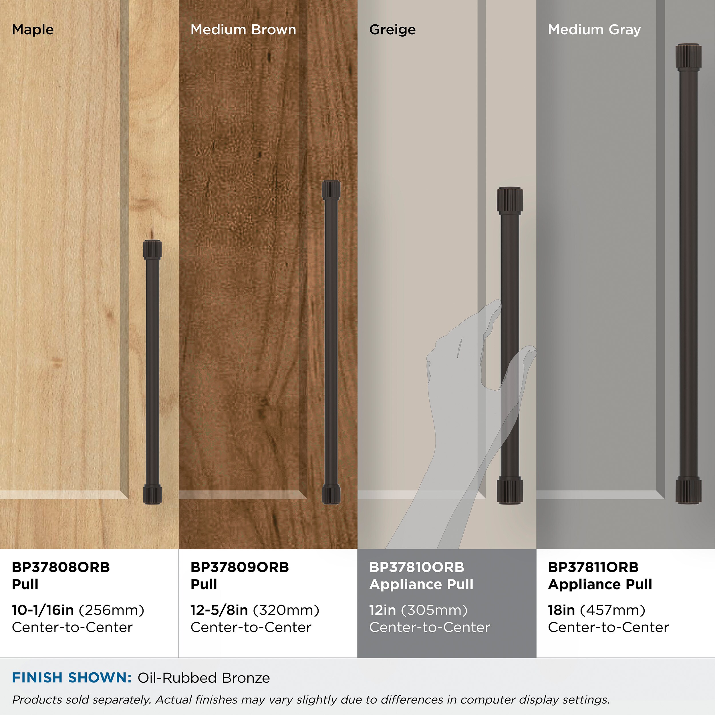Amerock BP37810ORB Cabinet-Pulls - View #7