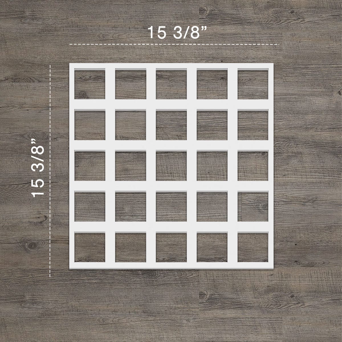 Medium Unfinished PVC Decorative Fretwork Wall Panels
