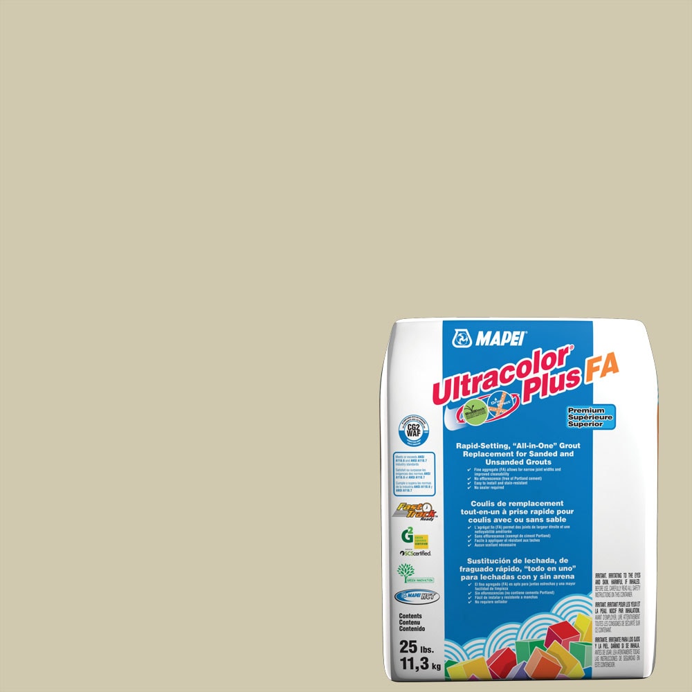MAPEI 6BU009411 Ultracolor Plus FA 25-lb Straw Sanded Grout