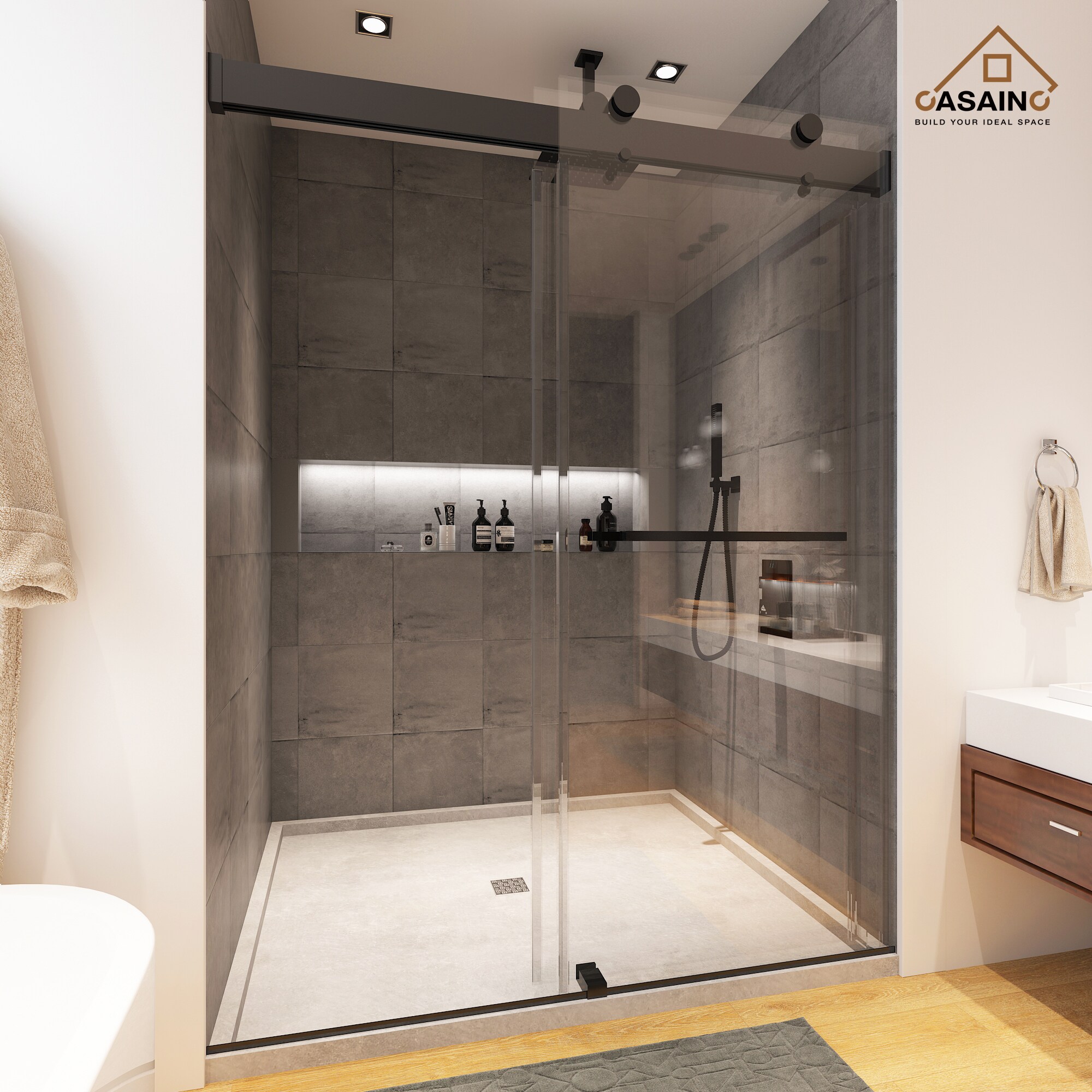 CASAINC CAMB03-60 Shower-Doors - View #2