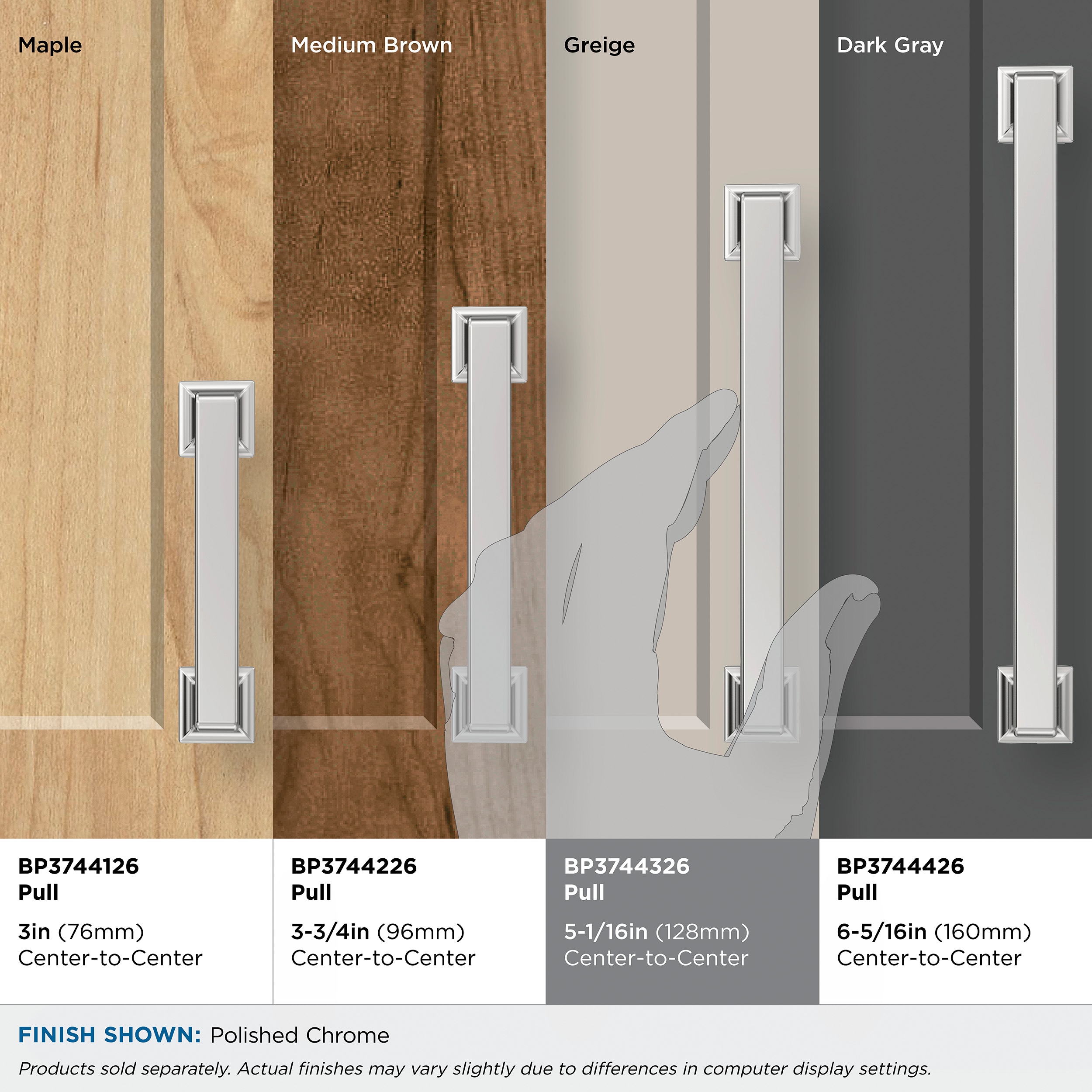 Amerock BP3744326 Cabinet-Pulls - View #8