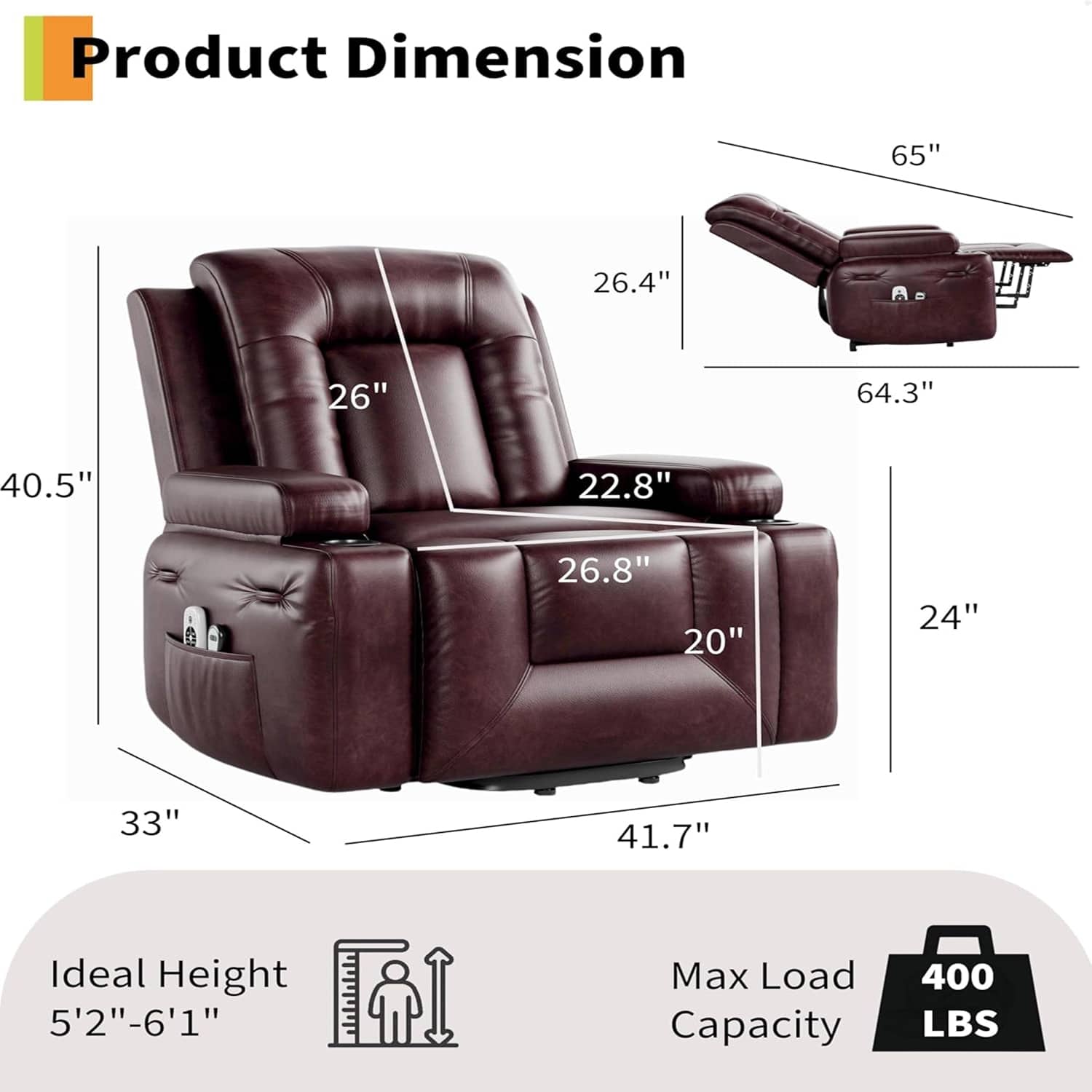 Qeetex LSHQPHK-34M7SDV5 recliners - View #2