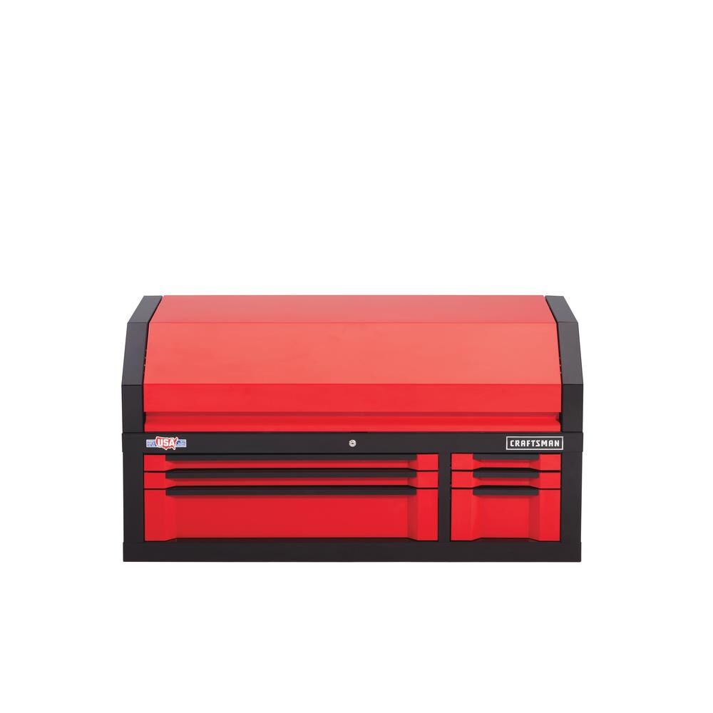 CRAFTSMAN 3000 Series 54-in W x 24.5-in H 6-Drawer Steel Tool Chest (Red) CRAFTSMAN 3000 Series 54-in W x 24.5-in H 6-Drawer Steel Tool Chest (Red)