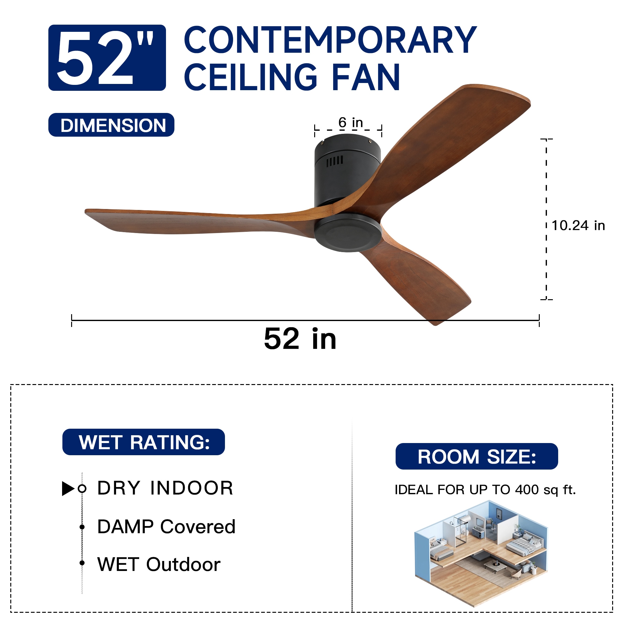  52LSP214539BK Ceiling-Fans - View #5