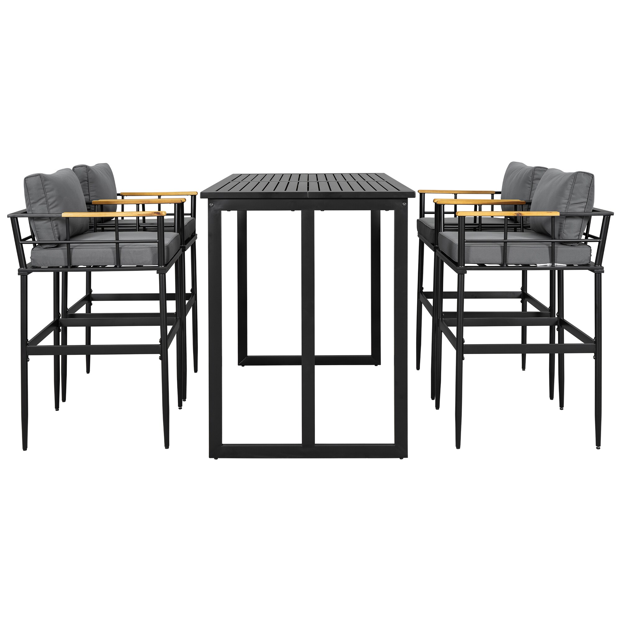 SINOFURN SYA020385GY Patio-Dining-Sets - View #17