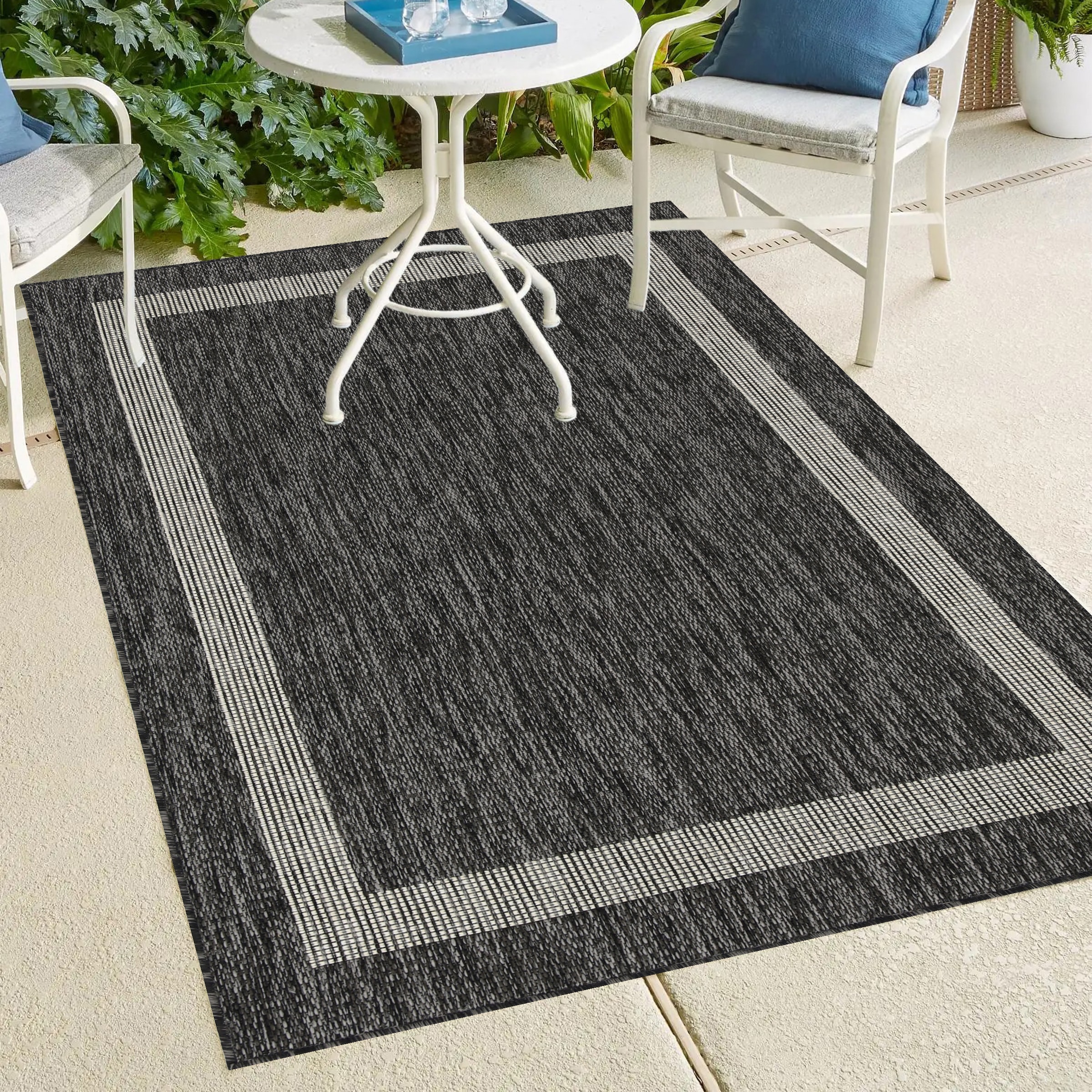 Playa Rug PLY-AZE-BLK-5X8 rugs - View #5