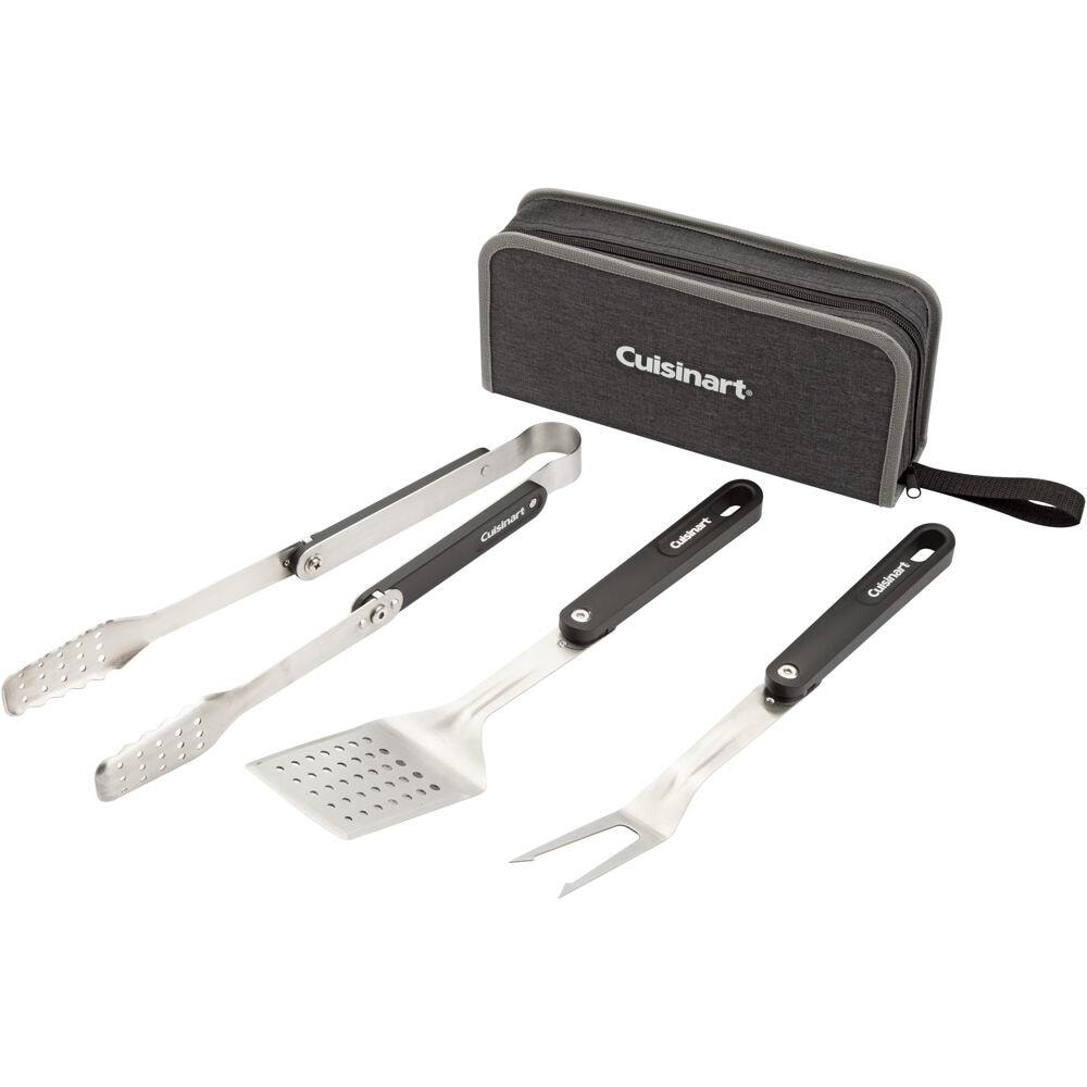 Cuisinart 4-Pack Stainless Steel Tool Set in the Grilling Tools & Utensils  department at