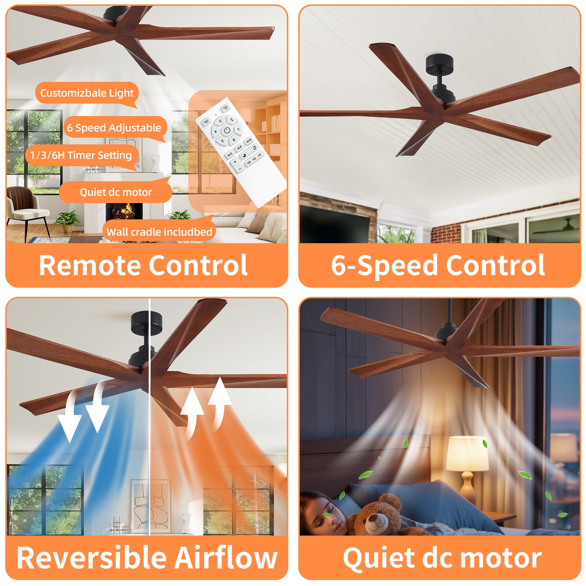 ToolCat BZ-2-112-JYG Ceiling-Fans - View #2