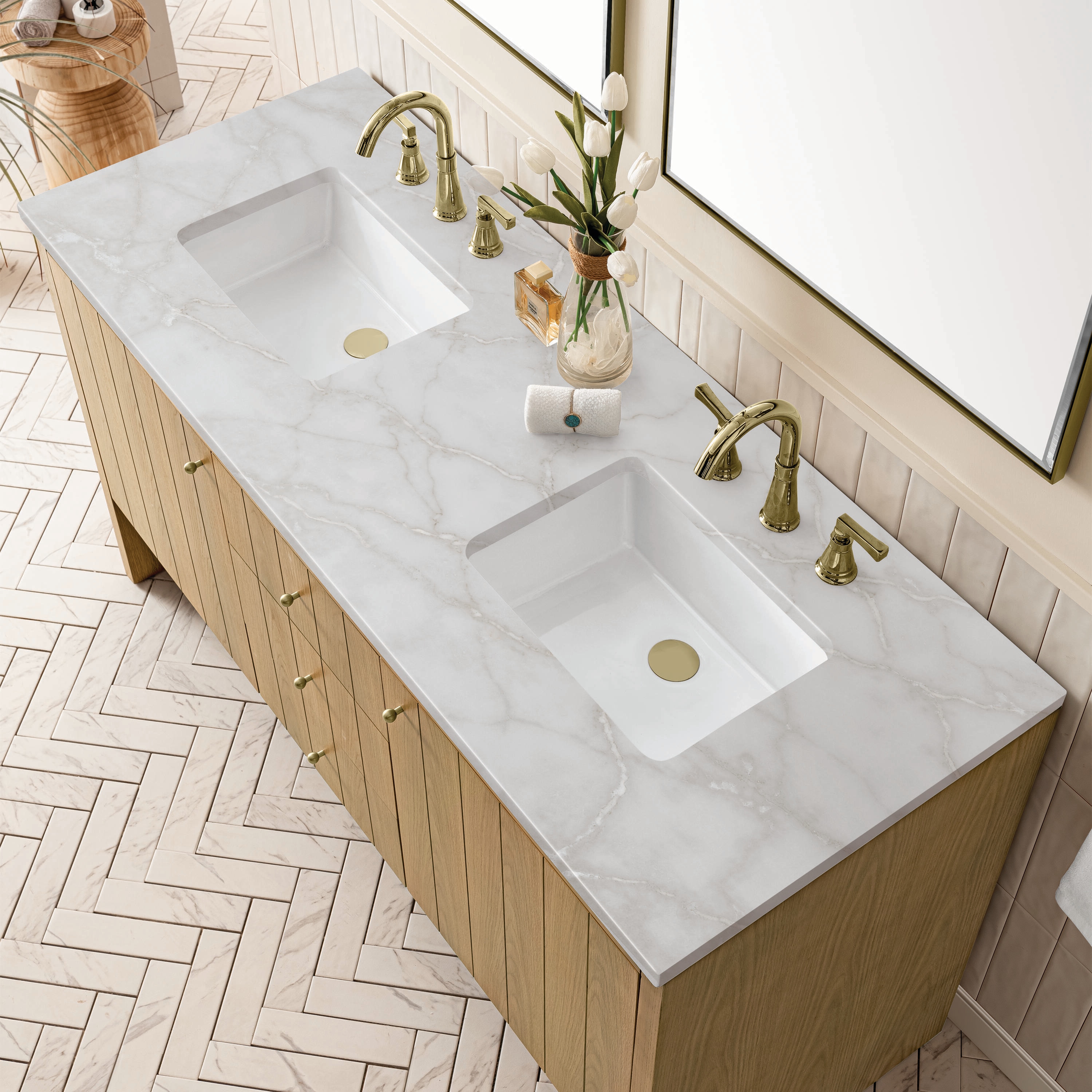 James Martin Vanities 435-V60D-LNO-3VSL Bath-Vanity-Combo - View #5