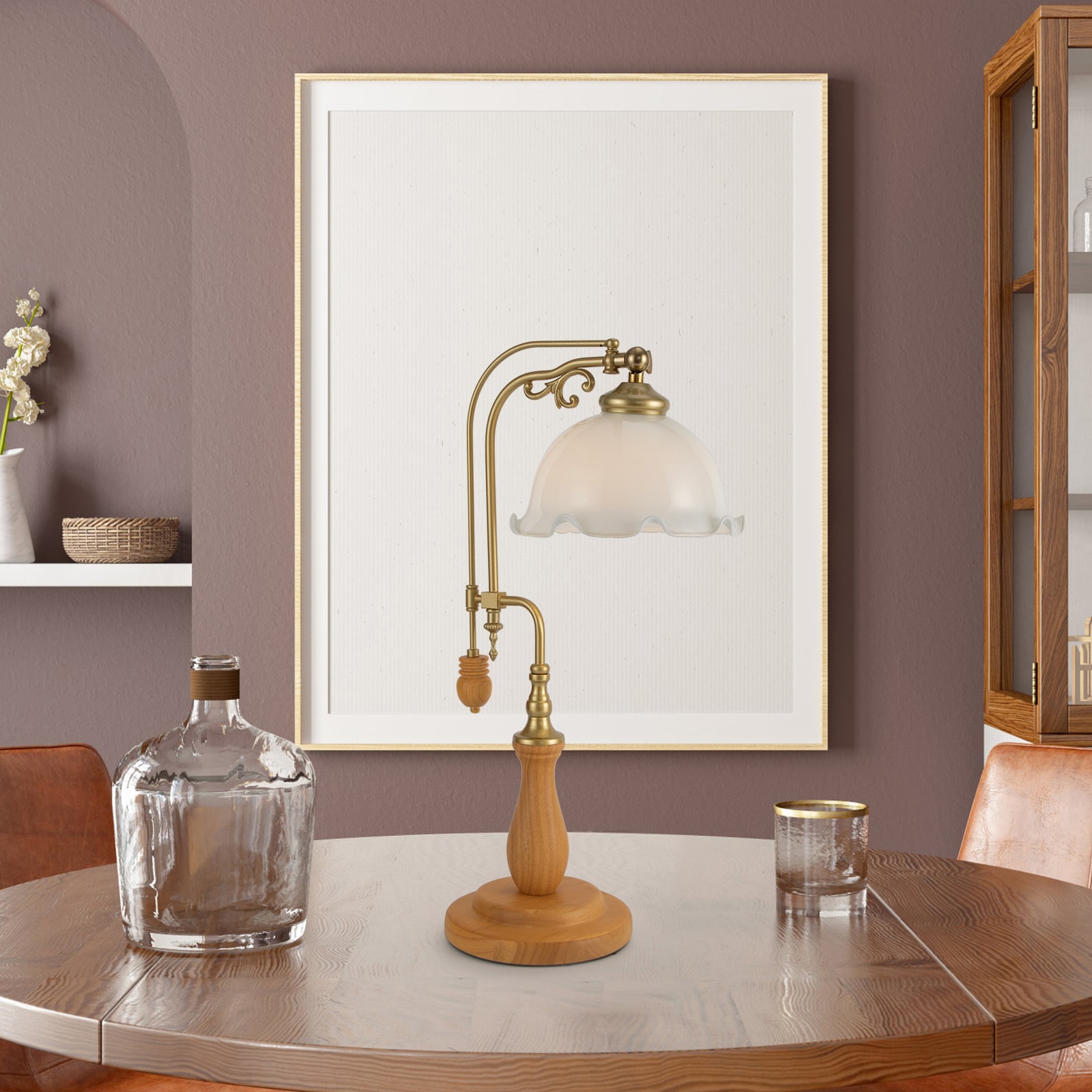 Cordless Table Lamp Minimalist Design Golden Metal - Temu