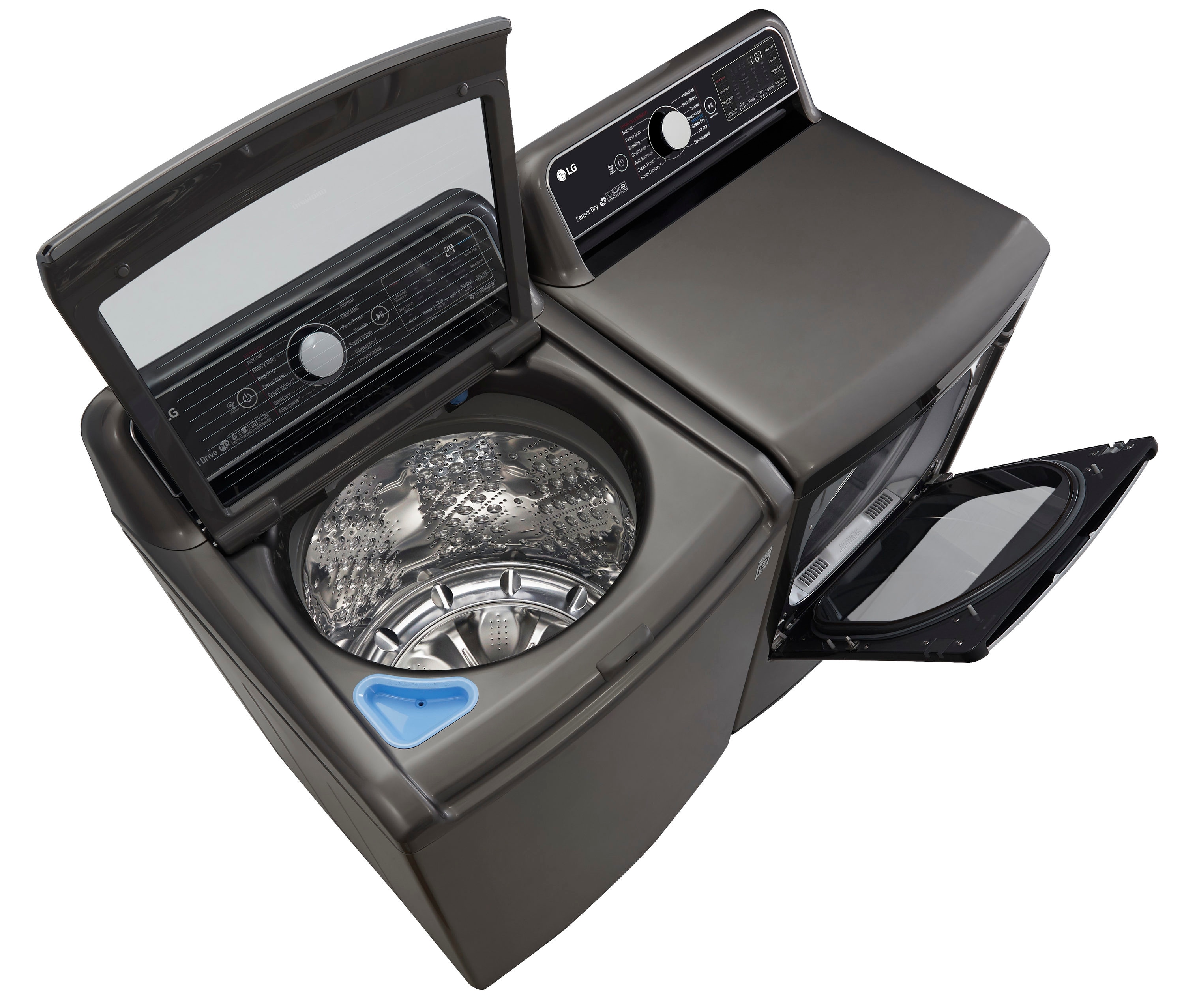 LG WT7400CV 27 Inch Top Load Smart Washer with 5.5 cu. ft. Capacity,  TurboWash3D™ Technology, 6Motion™ Technology, ThinQ® Technology, Wi-Fi  Enabled, Allergiene™ Cycle and ENERGY STAR® Qualified