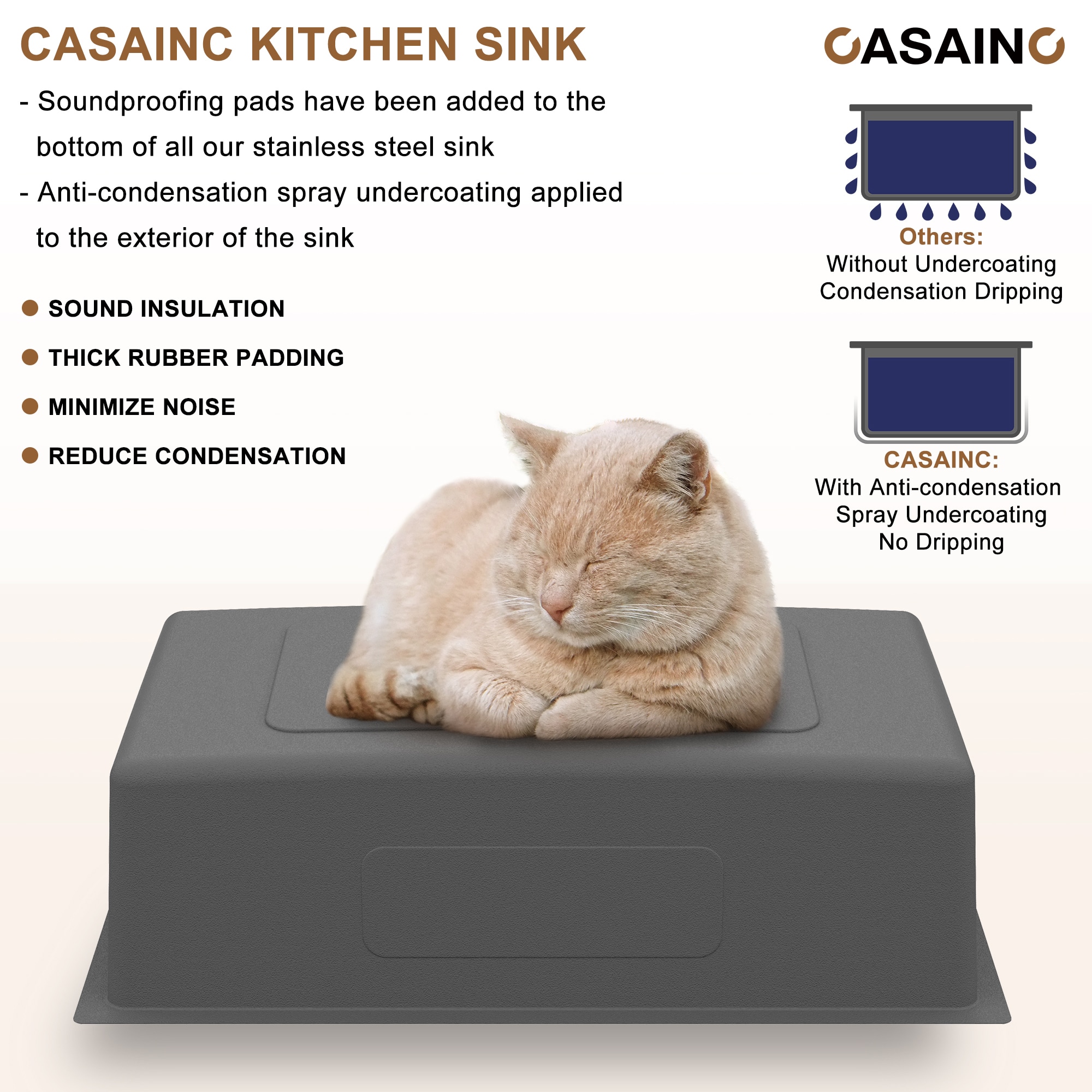 CASAINC SLH-LU3219R1 Kitchen-Sinks - View #8