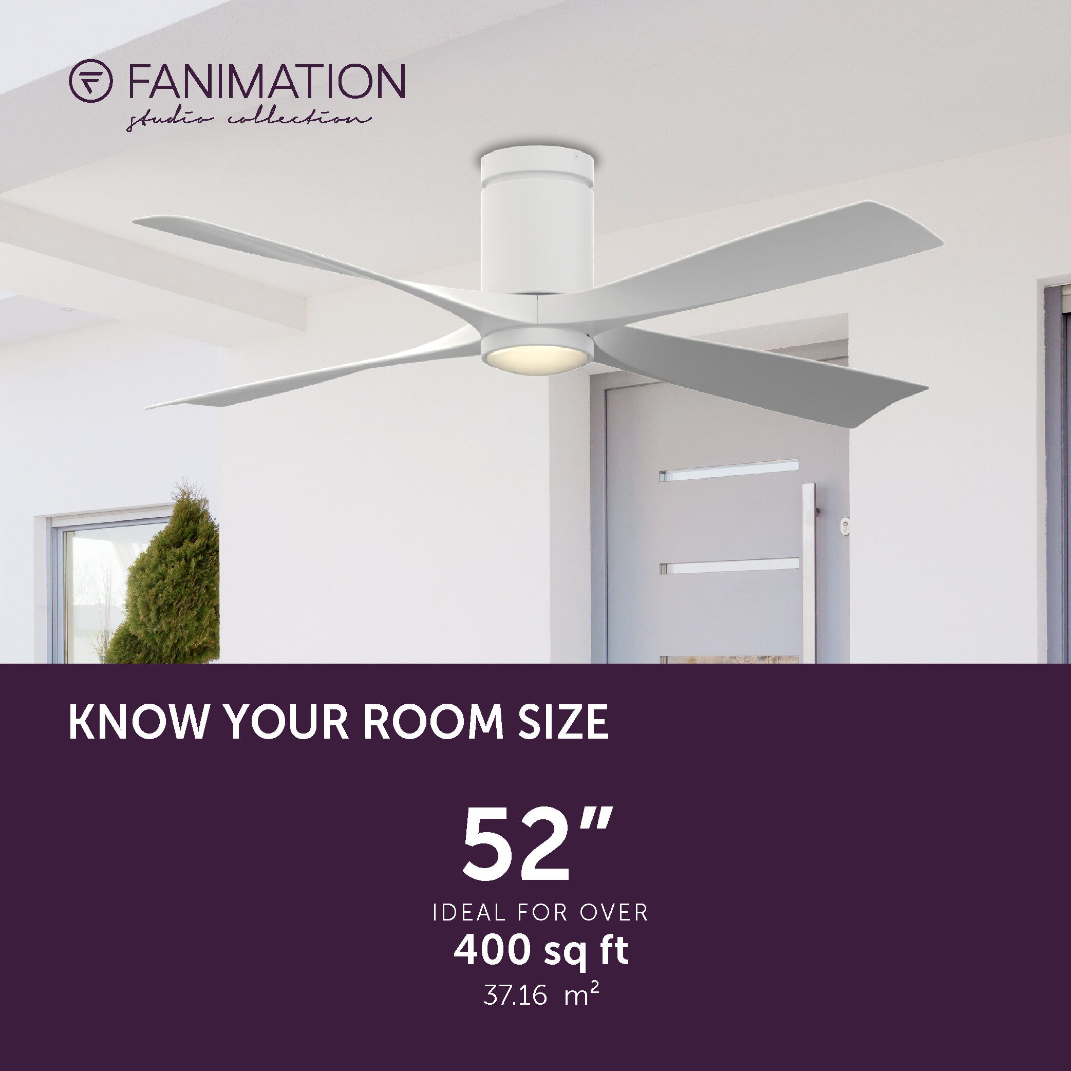 Fanimation Studio Collection LP6804LMW Ceiling-Fans - View #11