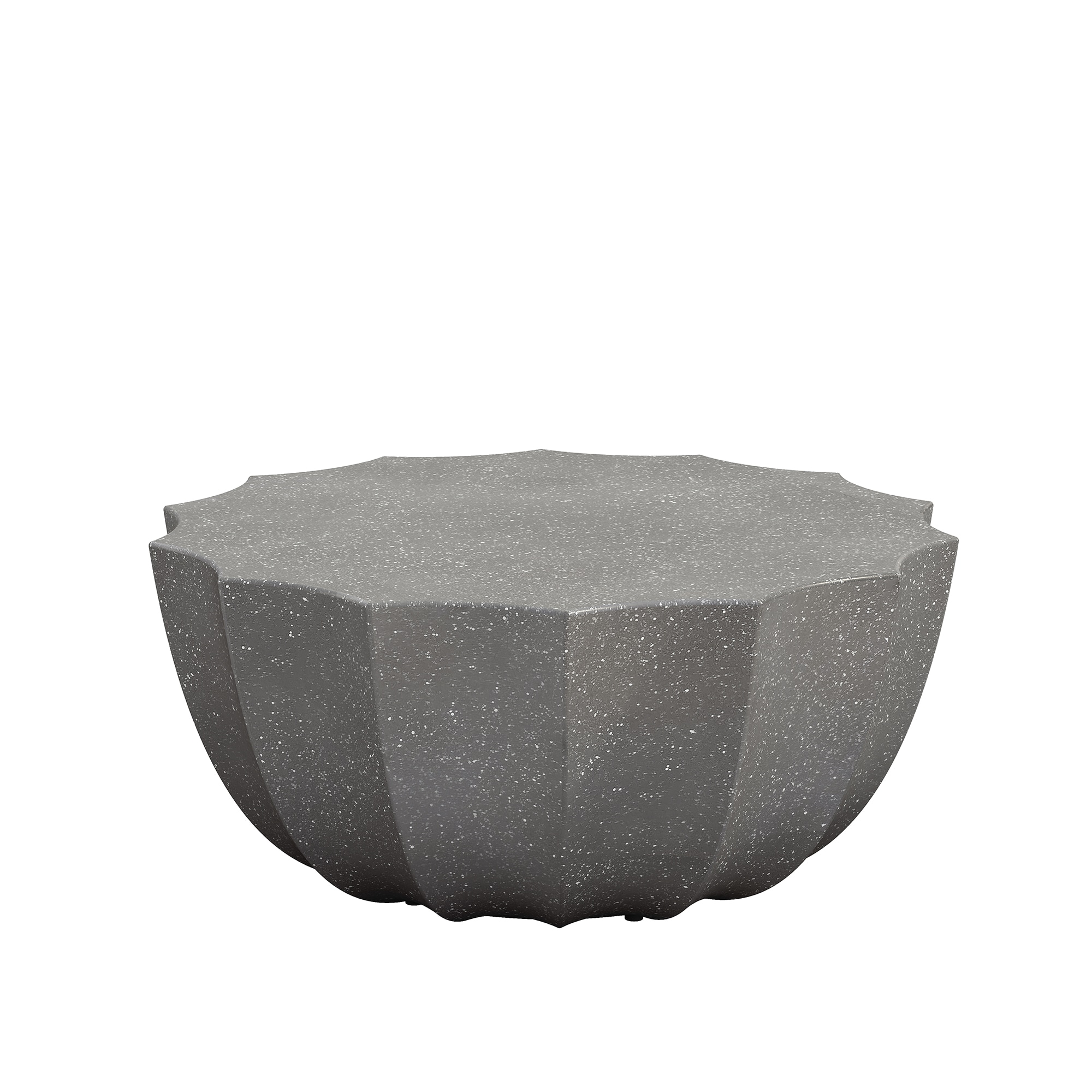 SINOFURN SYB930018GY Gray Concrete Modern Coffee Table