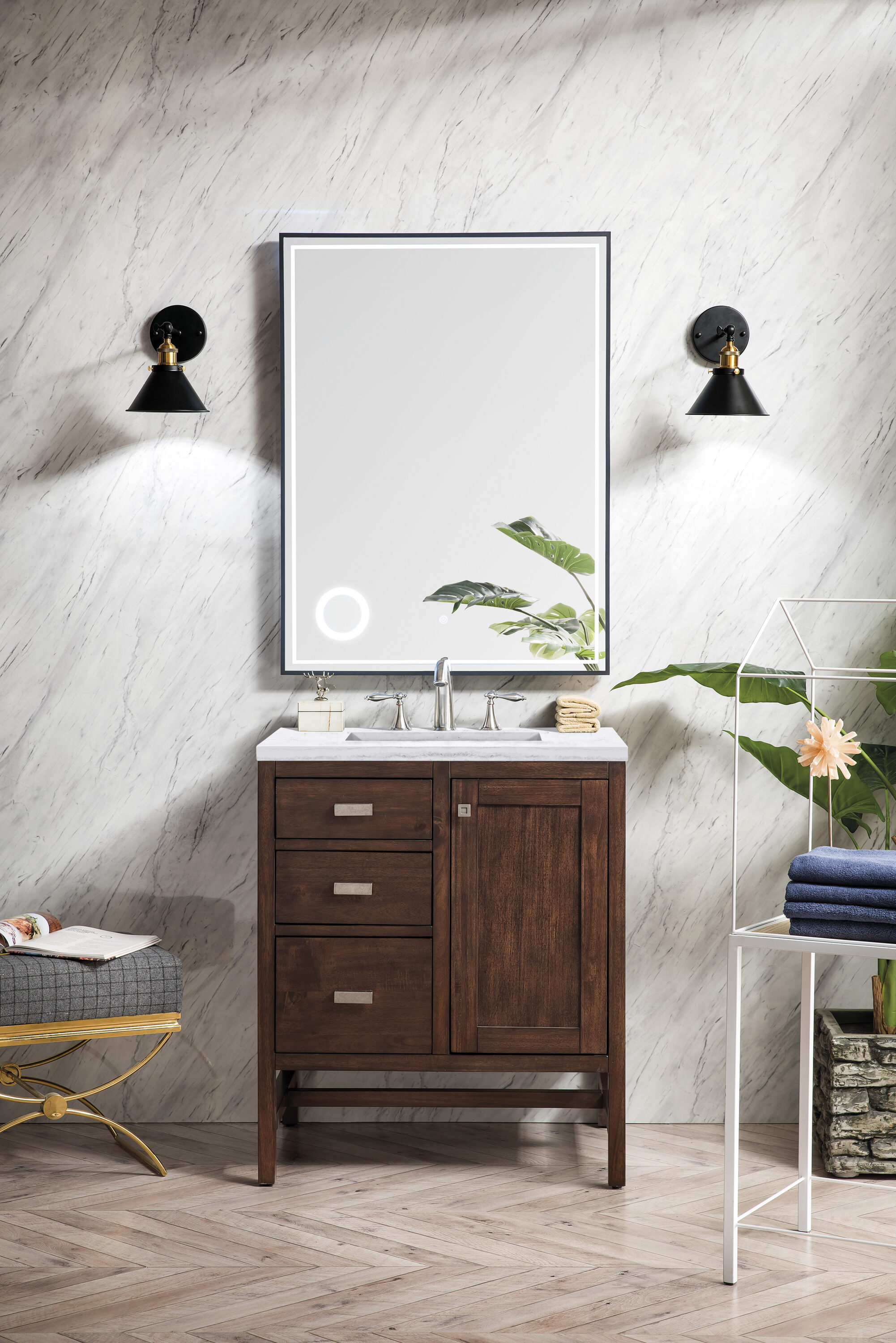 James Martin Vanities E444-M30-MCA Framed-Bath-Mirrors - View #3