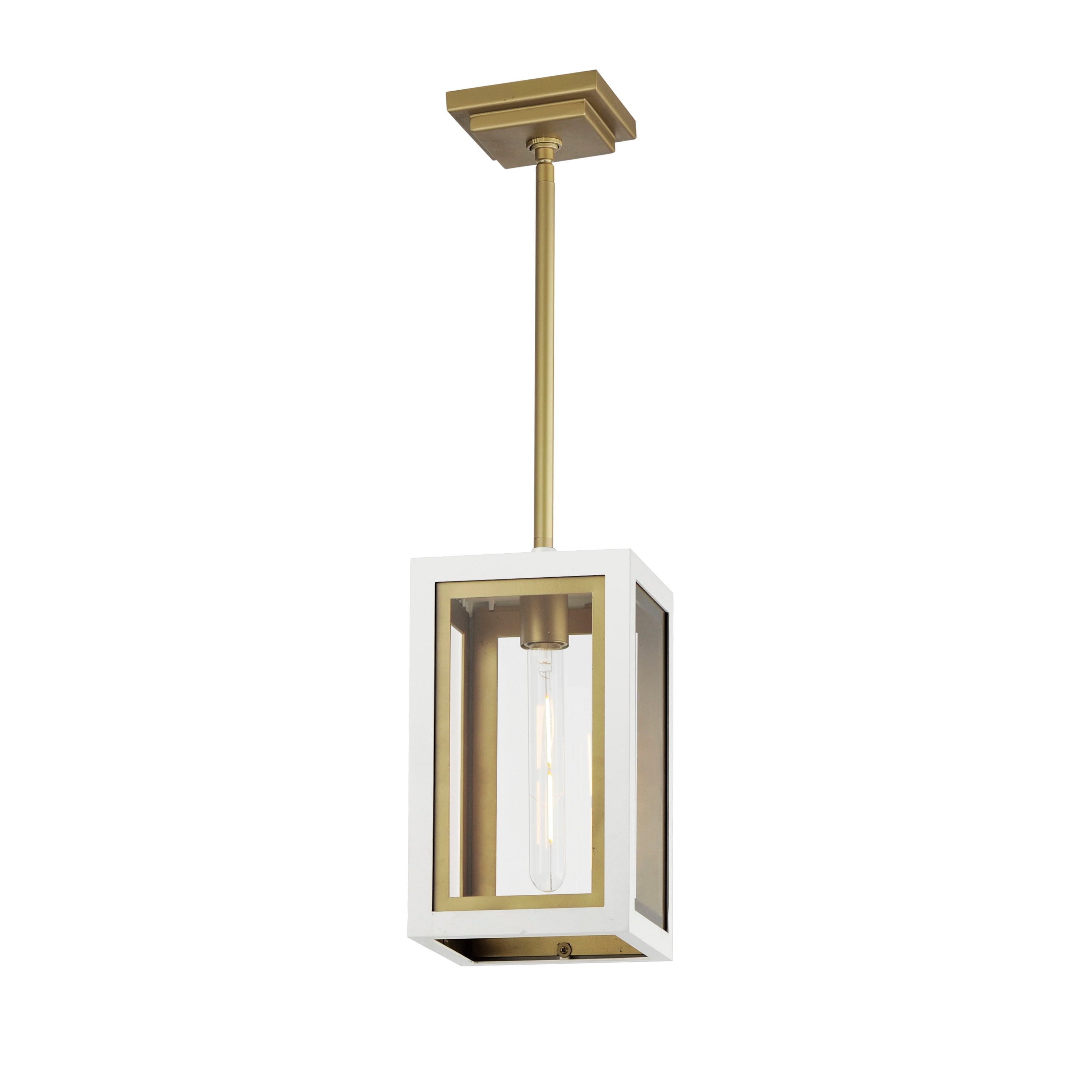 Maxim Lighting Neoclass 1 -Light White/gold Transitional