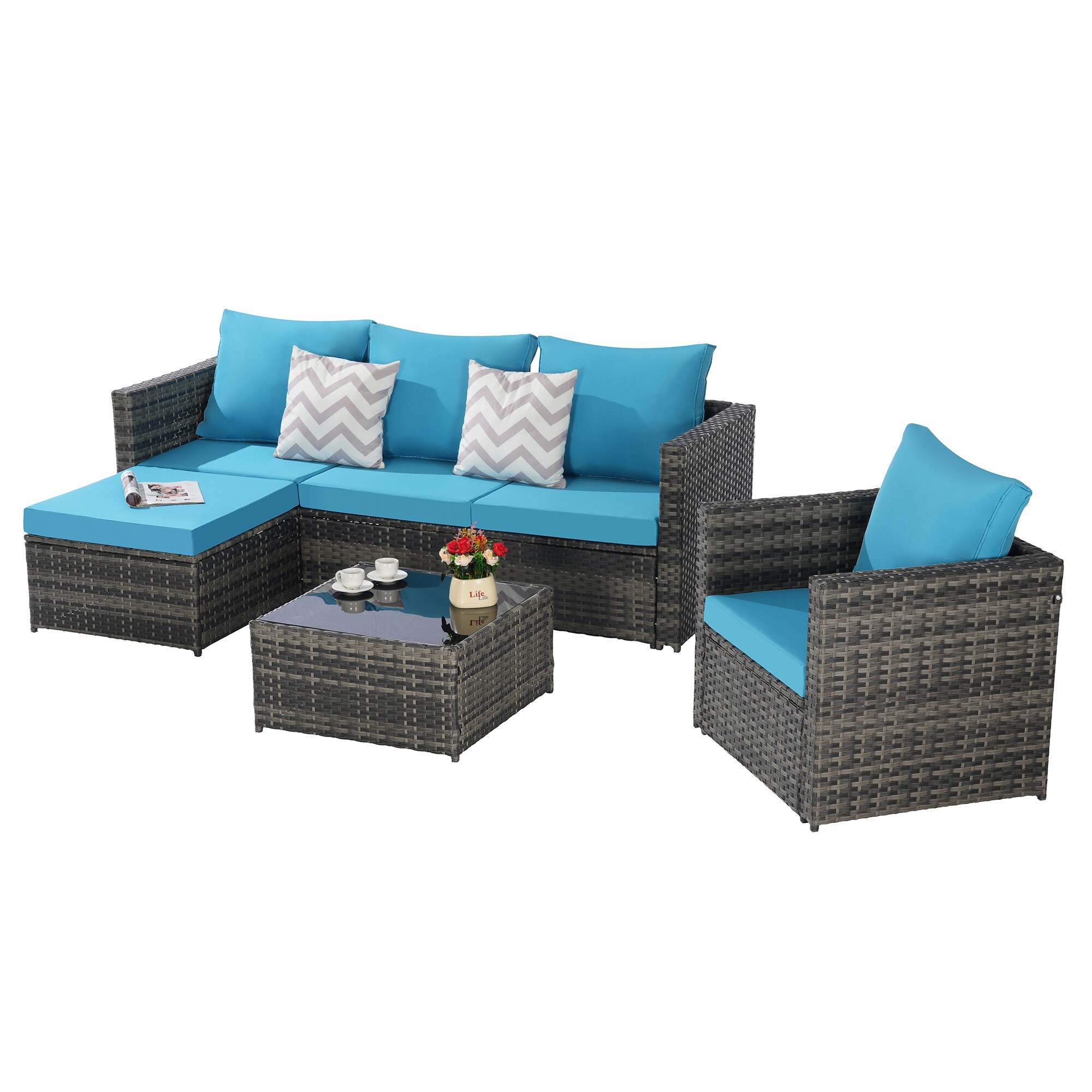 SINOFURN SYB670029BL Patio-Conversation-Sets - View #3