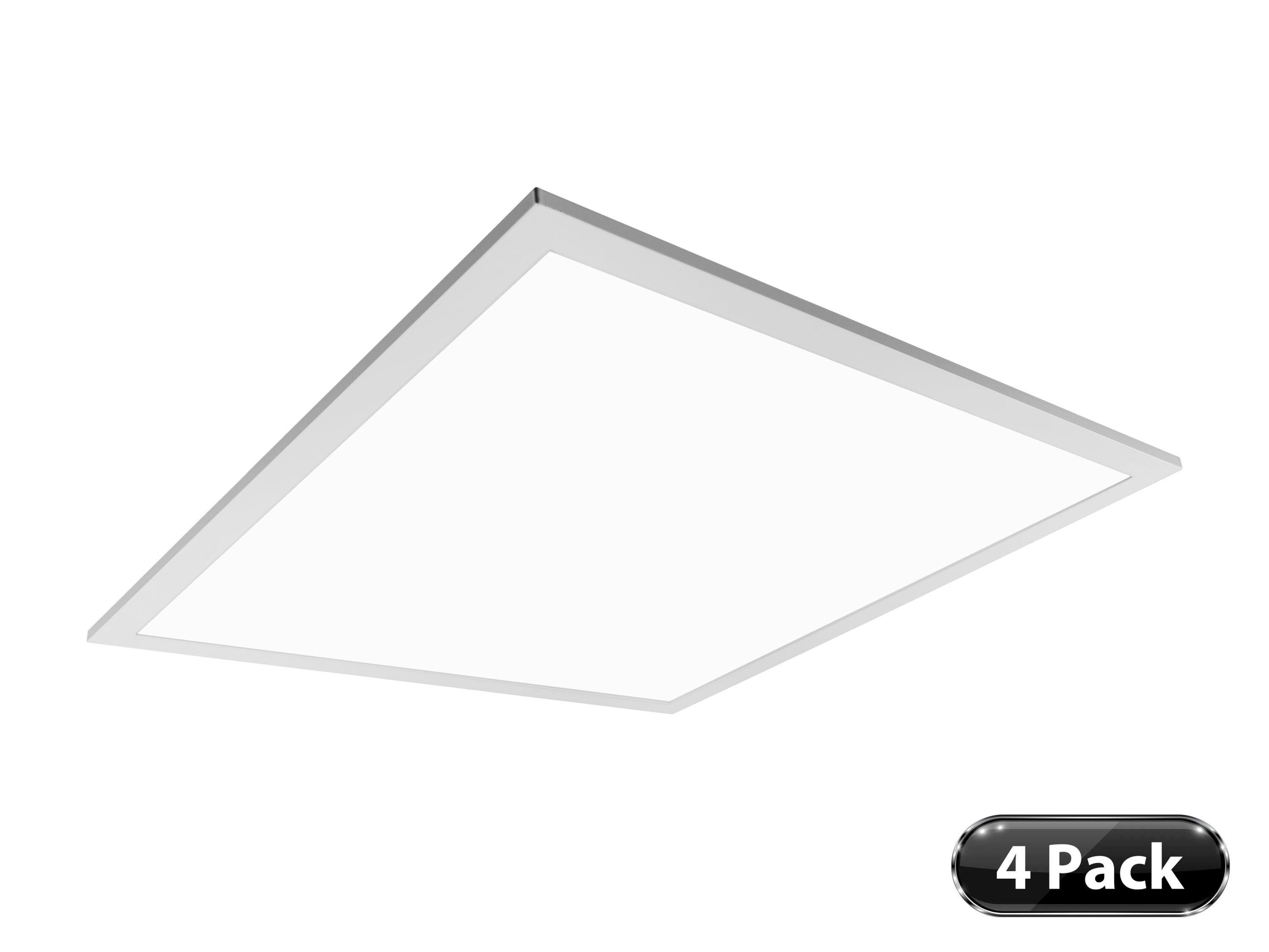 Nicor Lighting TGL122U40-4PK Bright White 4761 -Lumen LED Troffer 4 -Pack