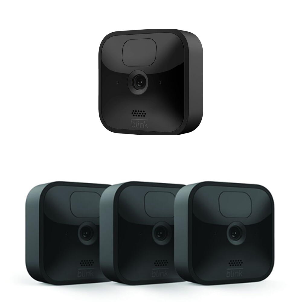 Shop Blink Battery-operated Wireless Outdoor Smart Security 4-Camera  Bundle, Black (3rd Gen) at