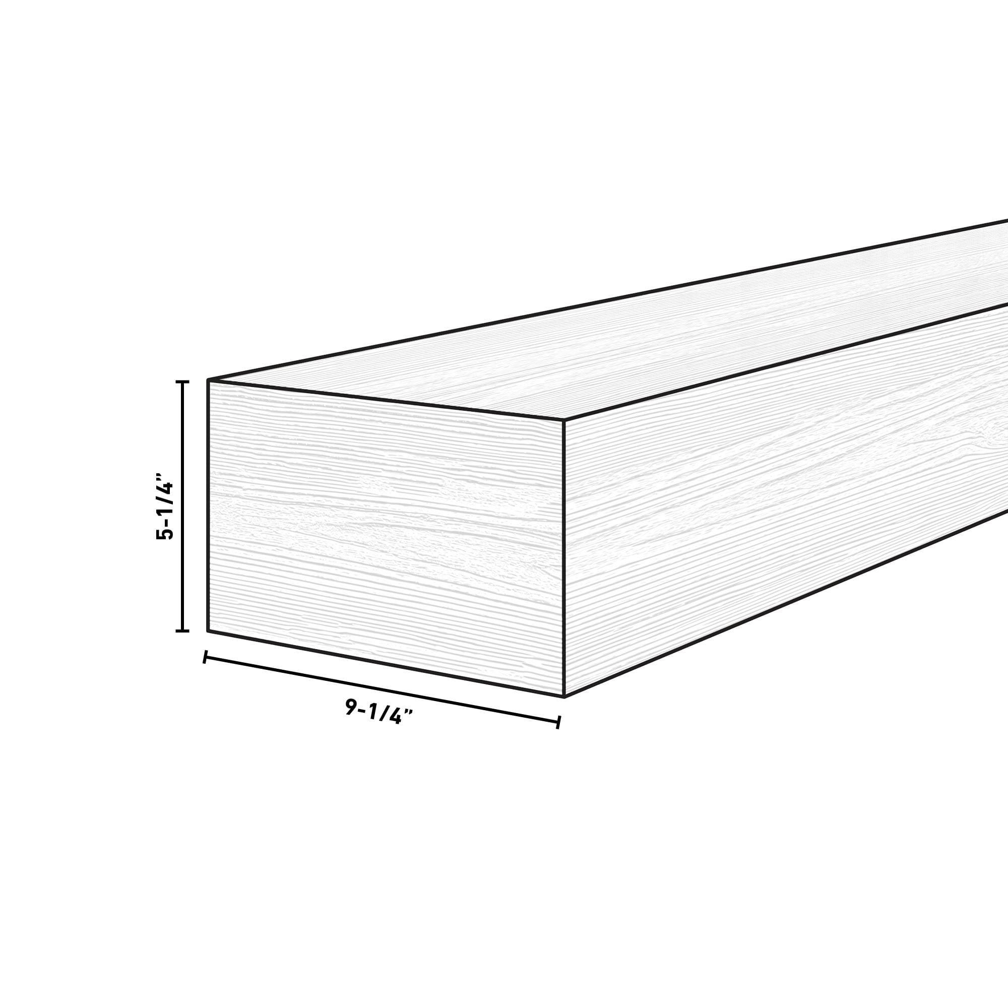 Ornamental Mouldings BRYANT-5RUSROA Mantel-Shelves - View #3