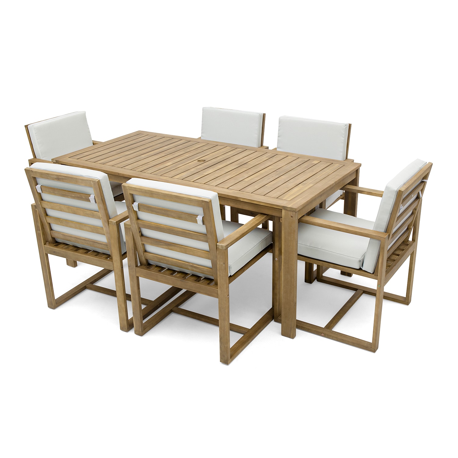 SINOFURN SYA010462WT Patio-Dining-Sets - View #5