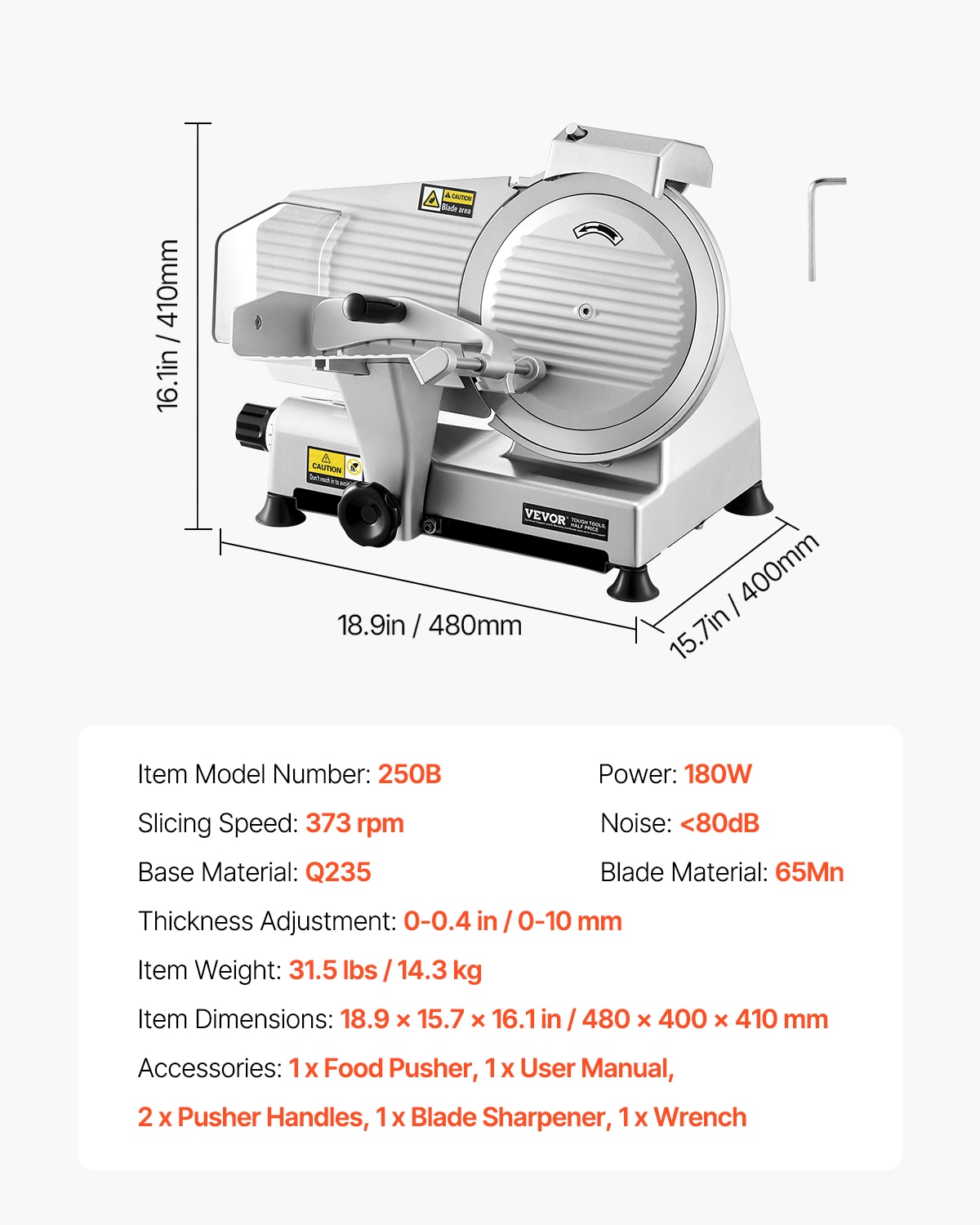 VEVOR KZJFLEXI720MMB42NV1 Food-Slicers - View #8