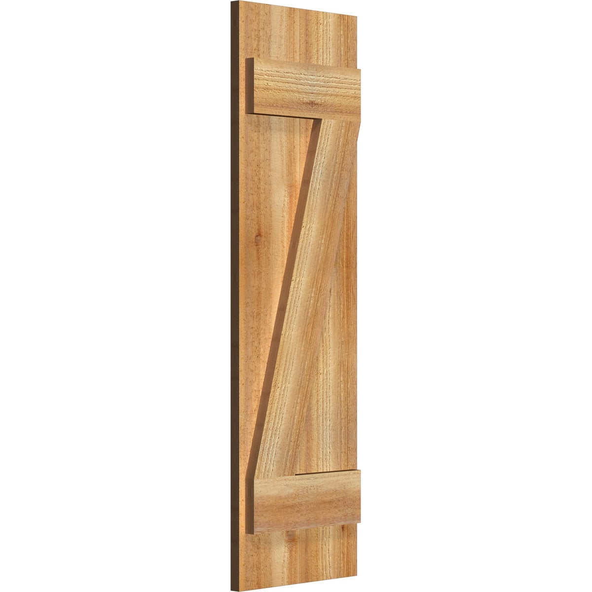 Ekena Millwork RBJ06Z11X036RWR Exterior-Shutters - View #2