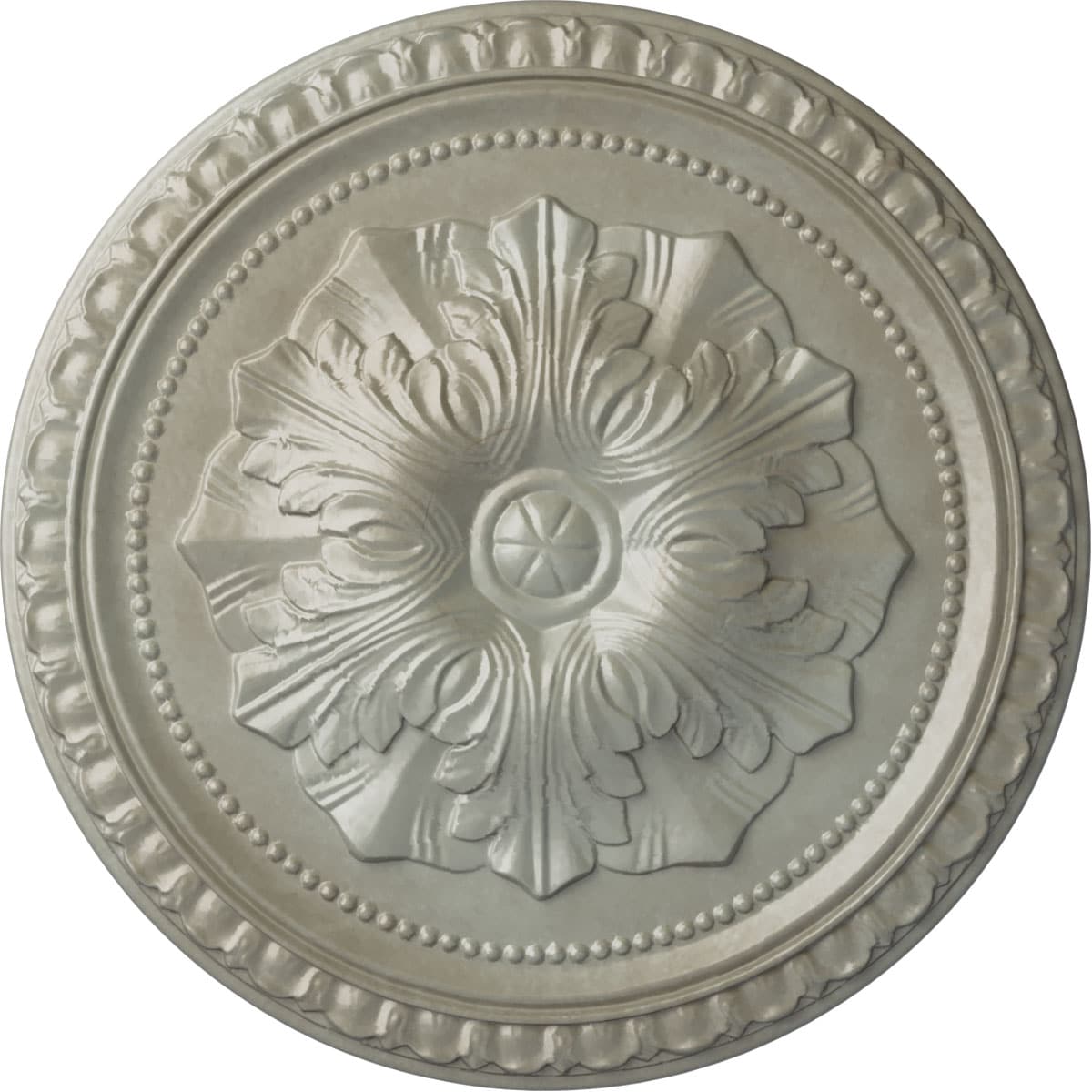 Ekena Millwork CM18RIFLS Richmond 18-in W x 18-in L Painted Flash Gold Polyurethane Whole Ceiling Medallion