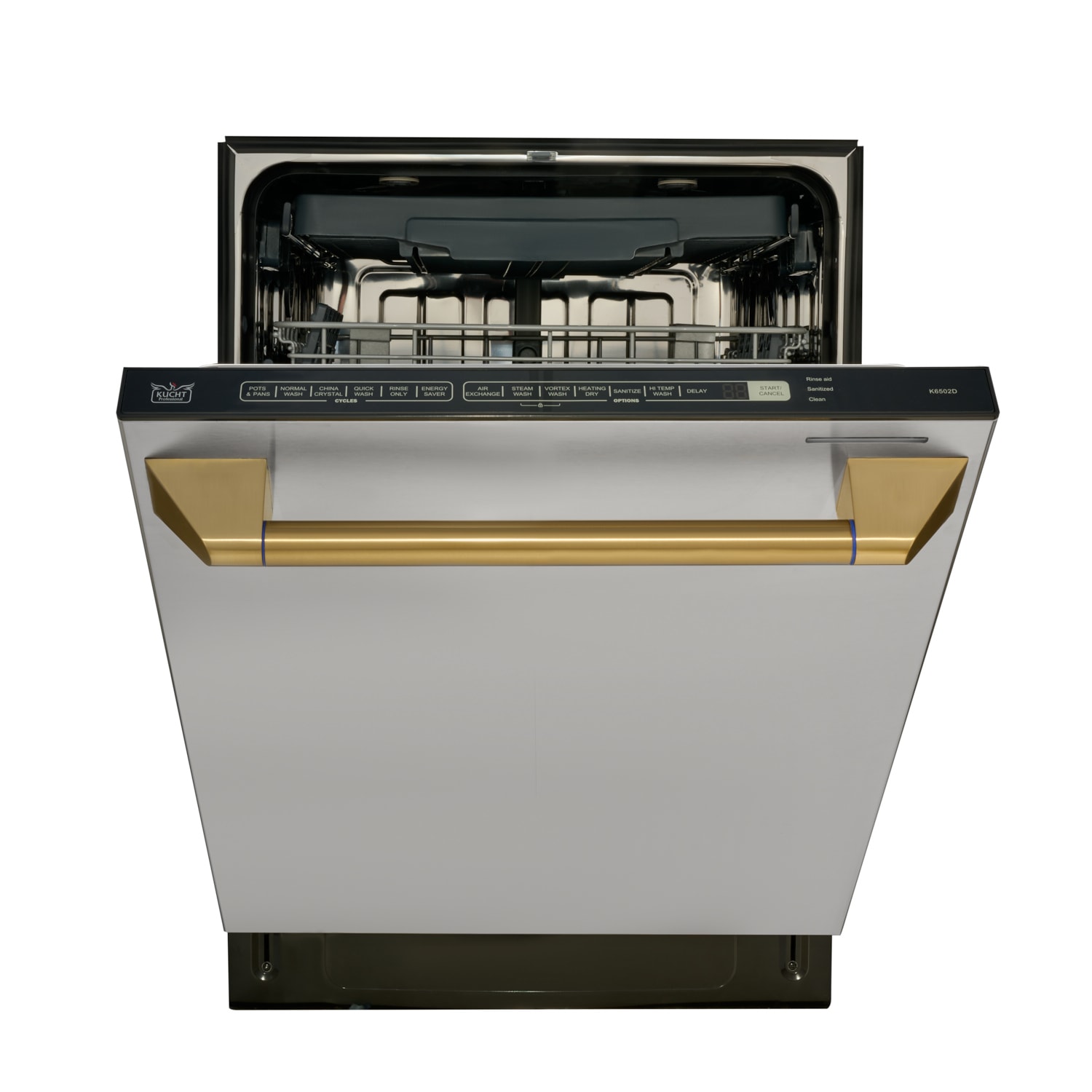 Kucht K6502D Series 24-in Top Control Built-in Dishwasher ( Stainless Steel ) With Third Rack, Vortex Wash Steam Wash Air Exchange , 45-Decibel Sansujyuku sansujyuku.com